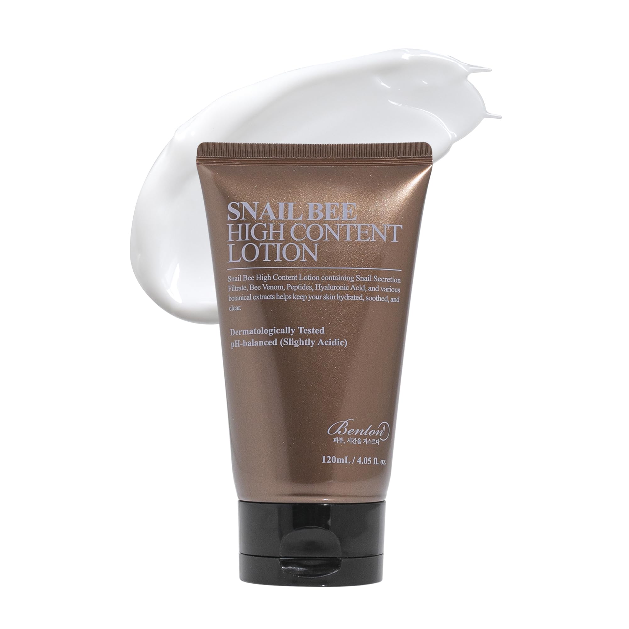 Benton Snail Bee High Content Lotion 120Ml (4.05 Fl Oz.) - Snail Mucin Moisturizer With Bee Venom | Hydrating Korean Skin Care F