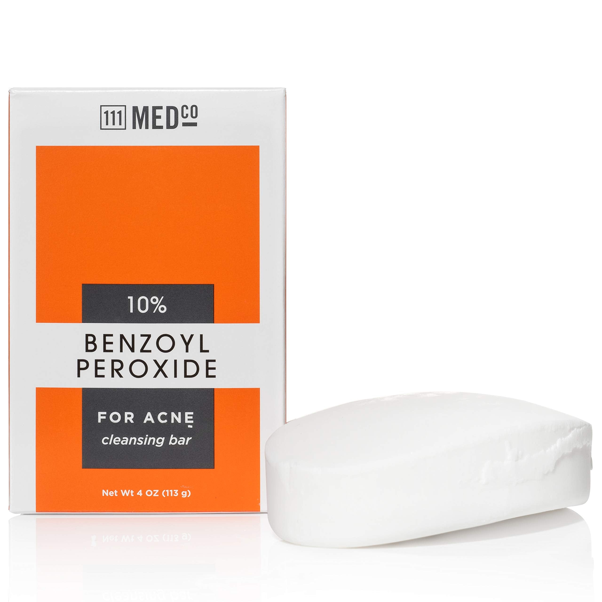 111Medco 10% Benzoyl Peroxide Acne 4Oz. Medicated Soap Bar