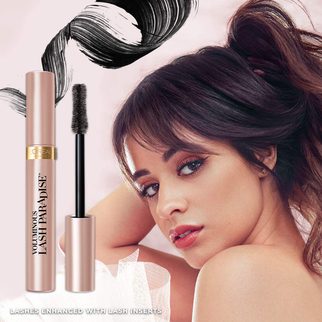 L'Oreal Paris Voluminous Lash Paradise Waterproof Mascara, Volumizing, Lengthening and Thickening Eye Makeup For Fuller-Looking