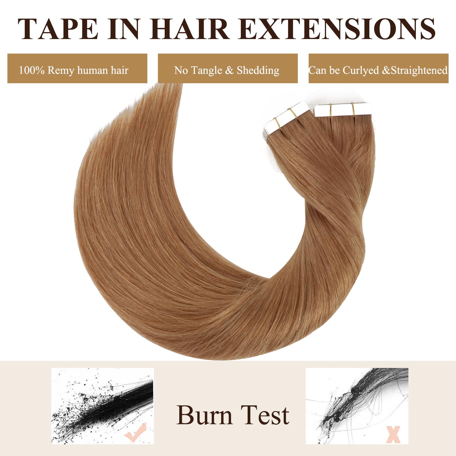 Loxxy Tape In Extensions Human Hair Real Remy Hair Extensions Tape In Human Hair Natural Silky Straight Invisible Double Sided R