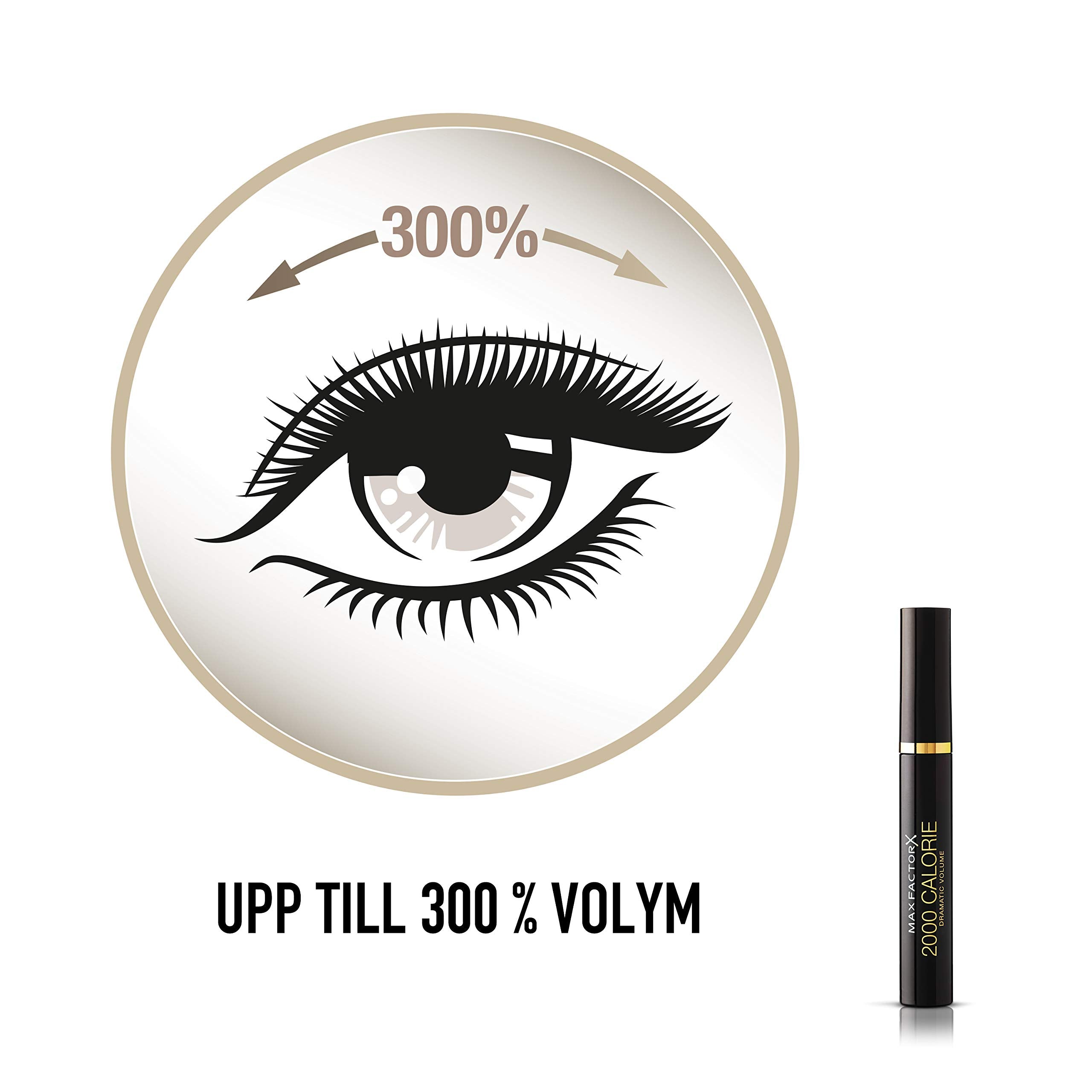 Max Factor 2000 calorie Dramatic Volume Mascara Black, 9ml