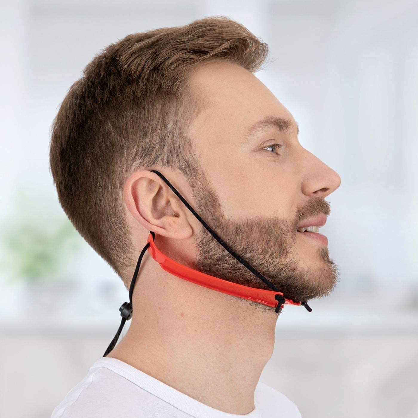 NEKMATE Nekliner Beard Shaper & Neckline Shaving Tool | One Size | Plastic | Model NL1