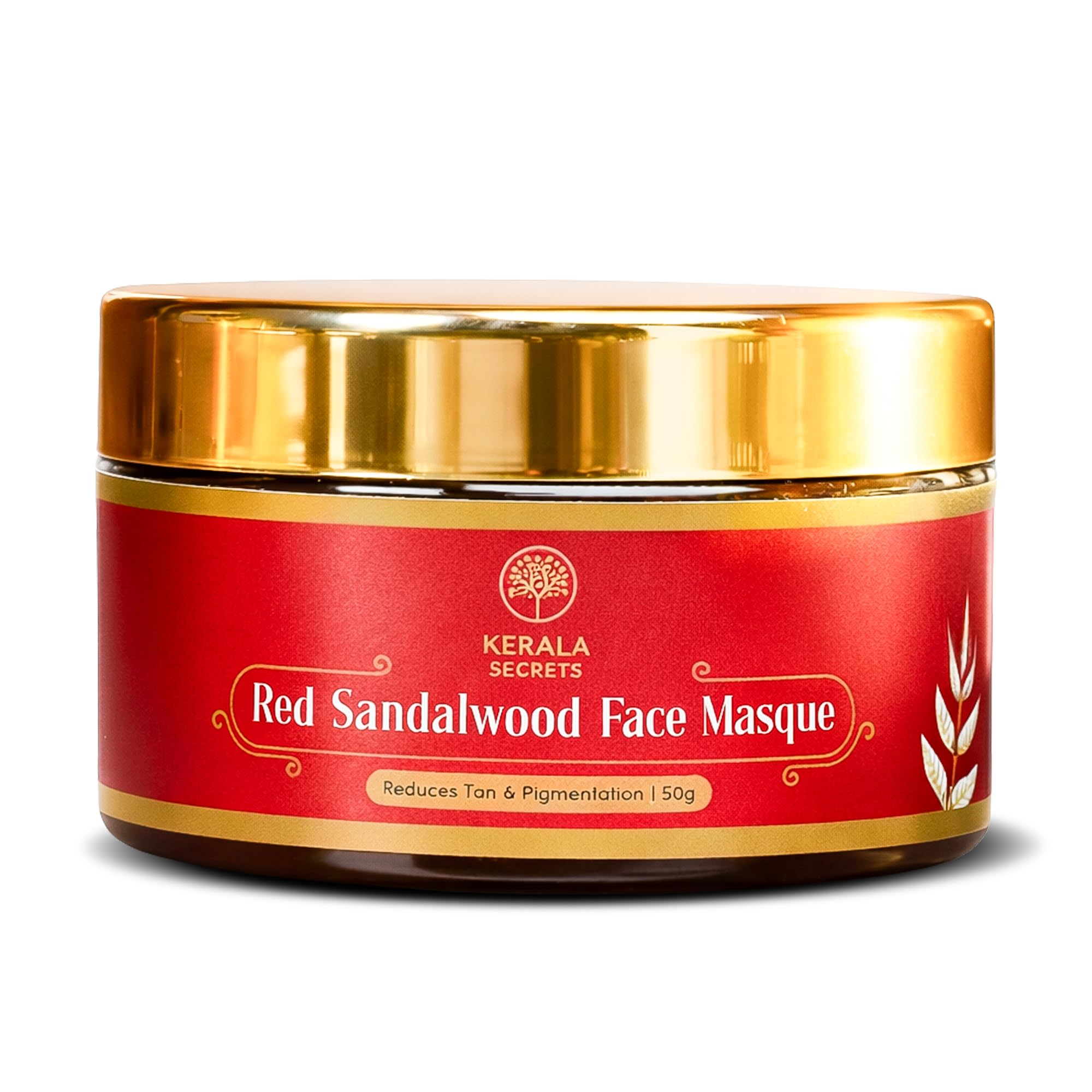 Kerala Secrets Natural Red Sandalwood Face Mask 50 Gram For Glowing & Clear Skin  Clay Mask For Acne Control & Breakouts