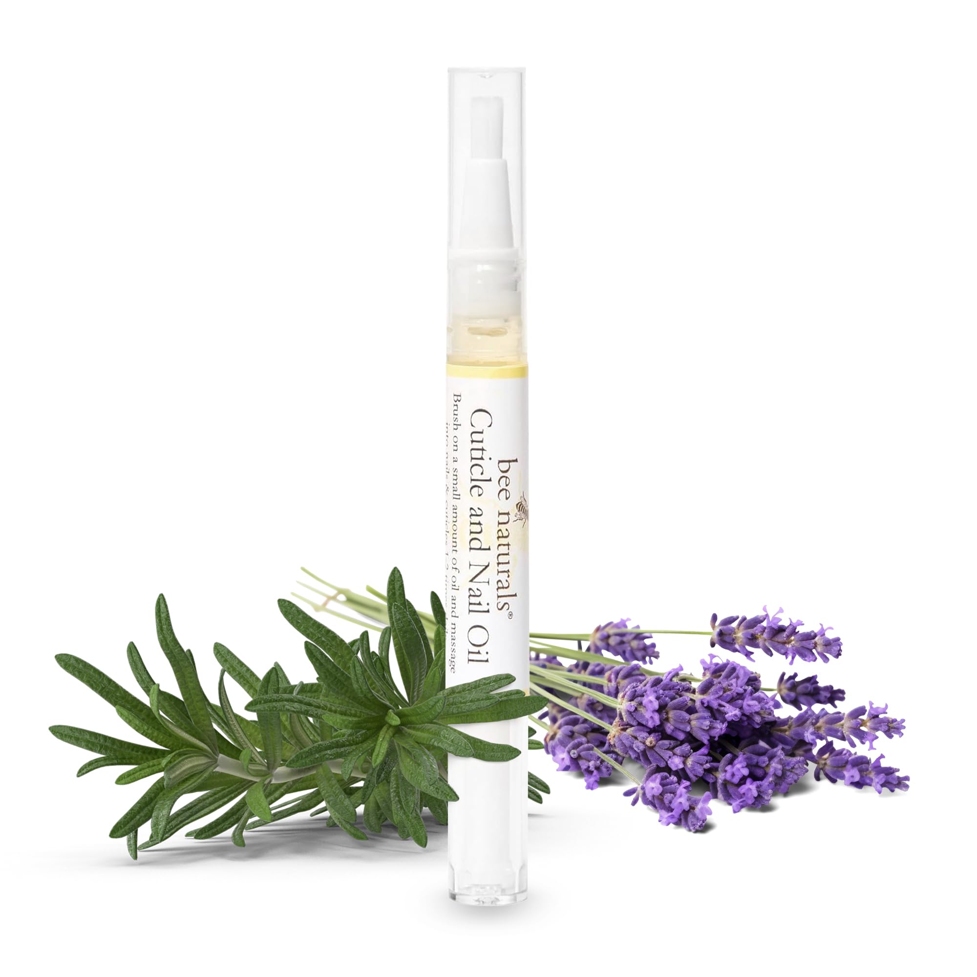 Bee Naturals Quick Fix Cuticle Oil Pen - Vitamin E Enriched Nail Revitalizer - Soothe & Repair with Lavender & Lemon Essence - I