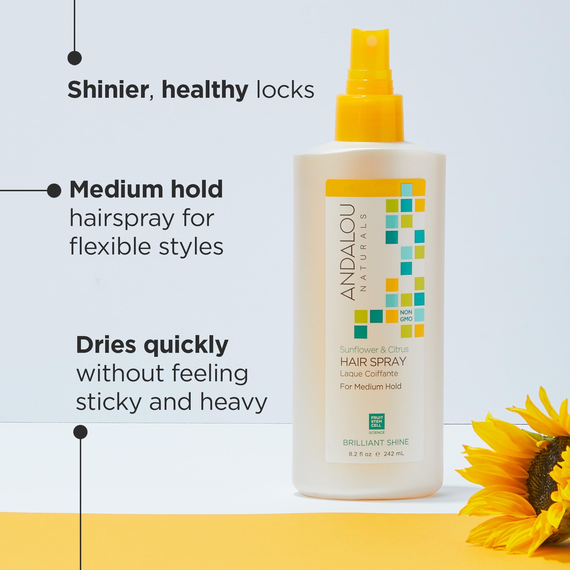 Andalou Naturals Hair Spray Prfct Hold Snf