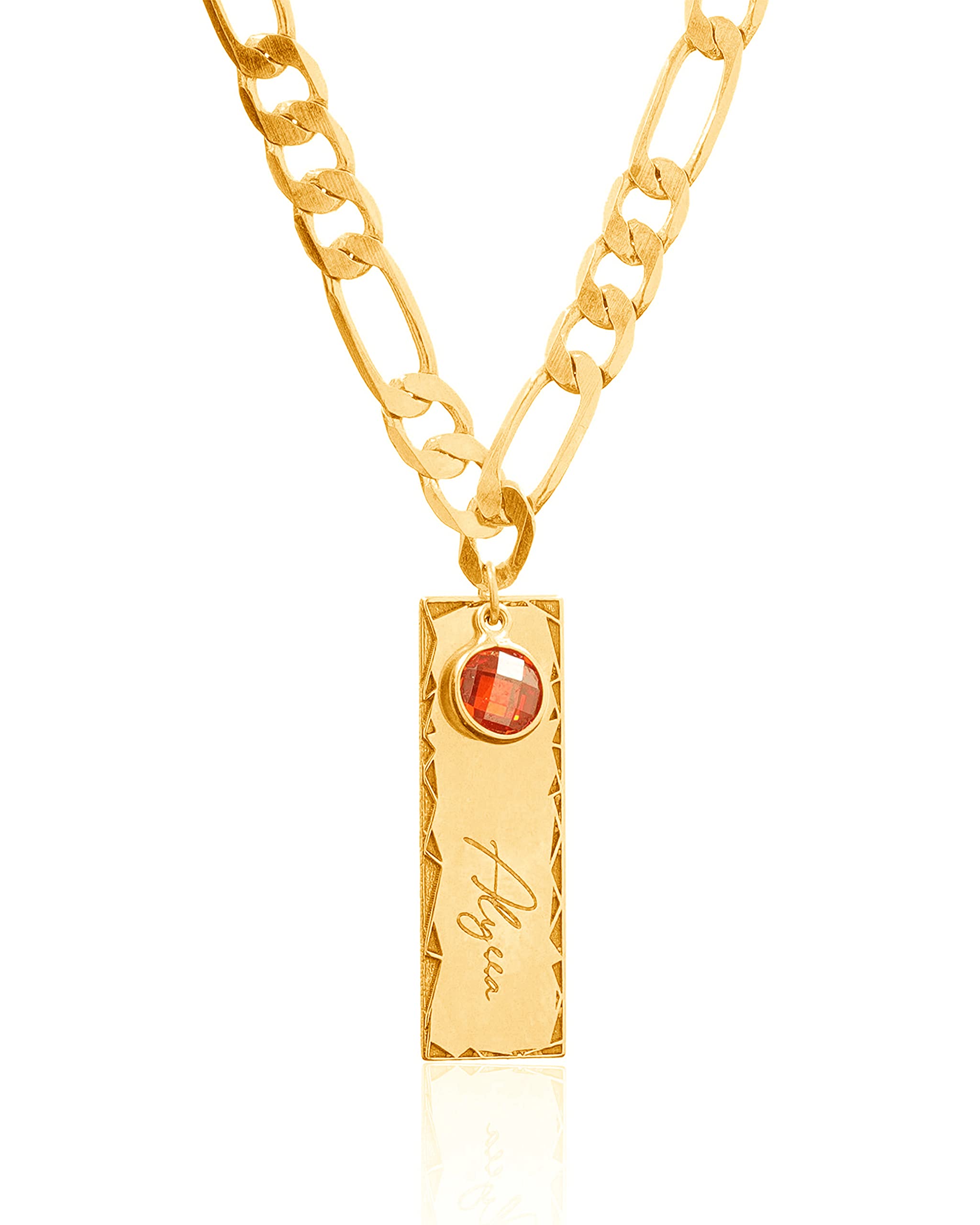 CoolJewelry Personalized bar Necklace for Women Custom Bar Necklace Engraved Bar Pendant Neckalce Customizable Your Name Bar Nec