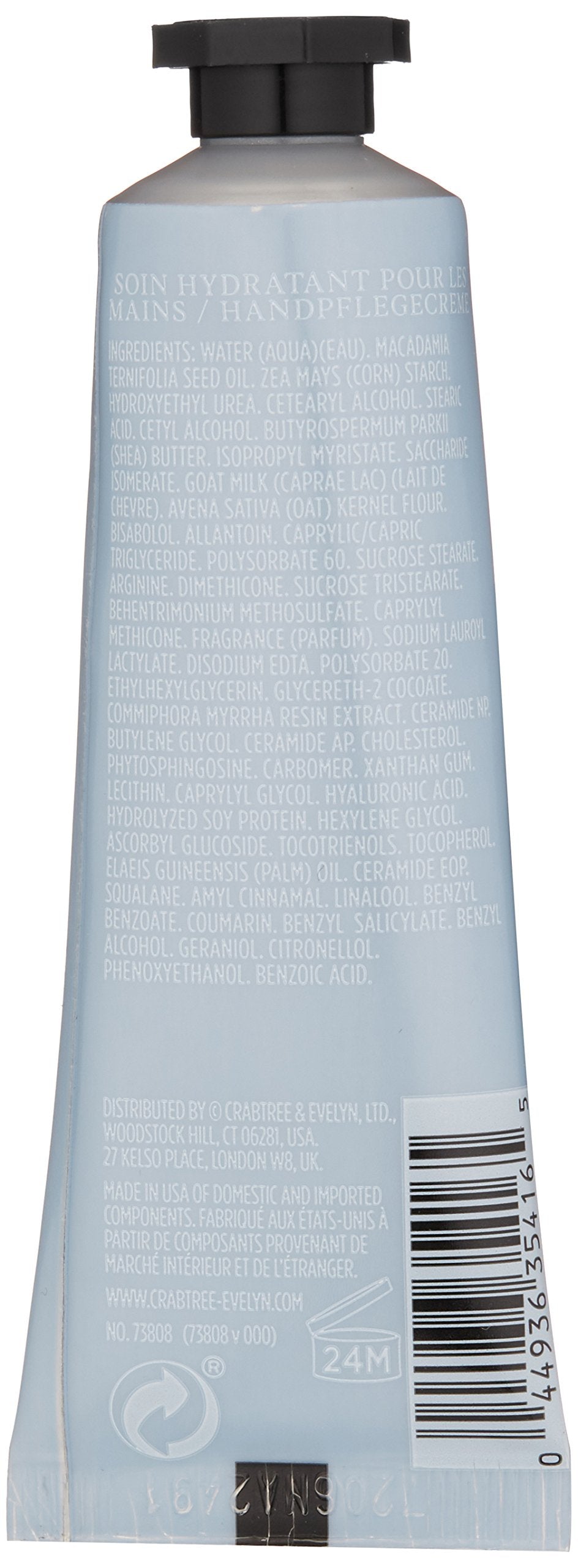 Crabtree & Evelyn Goatmilk and Oat Soothing Hand Cream Therapy, 0.86 oz