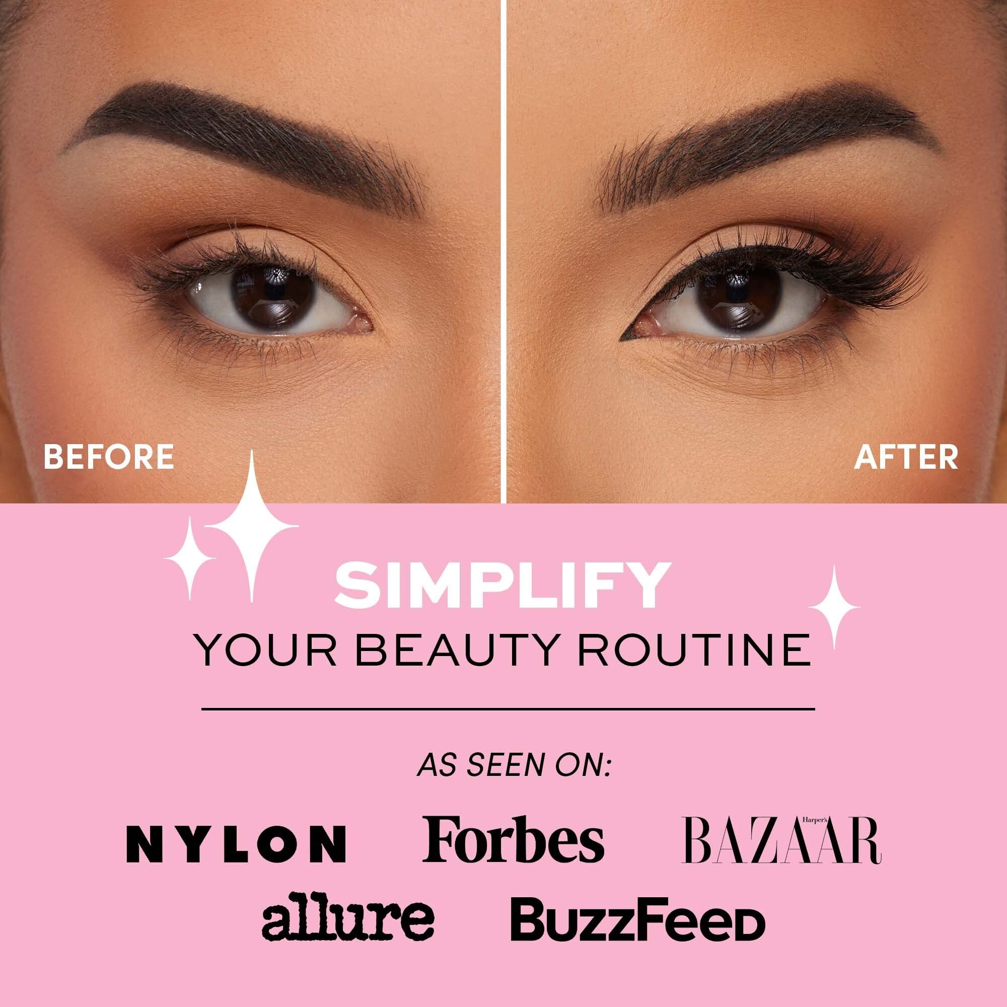 Glamnetic Magnetic Eyelashes - Venus | Short Magnetic Lashes, 60 Wears Reusable High Volume Faux Mink Lashes, Cat Eye, 3D Natura