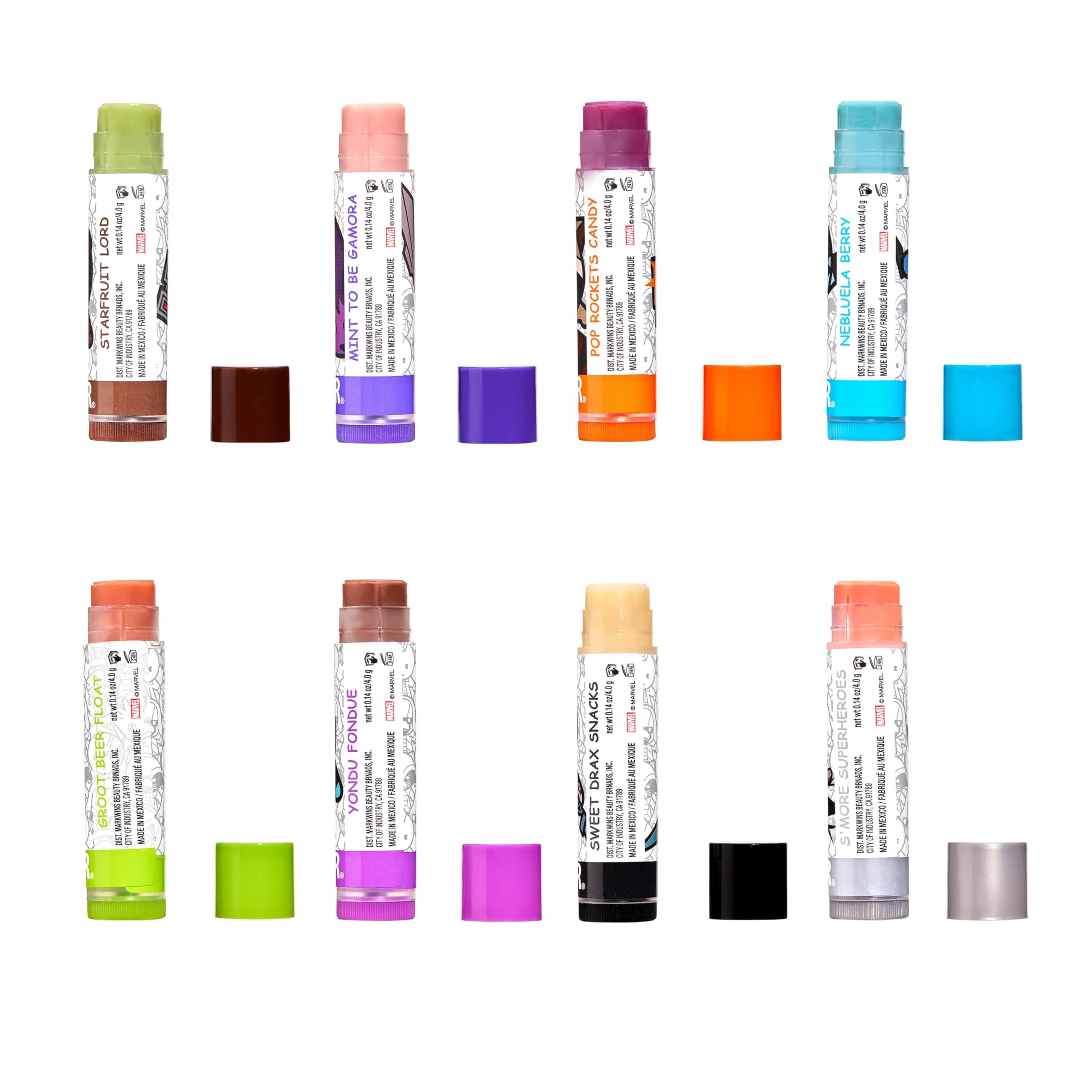 Lip Smacker Marvel, Guardians Of The Galaxy, Party Pack, Lip Balm For Kids - Guardians Of The Galaxy