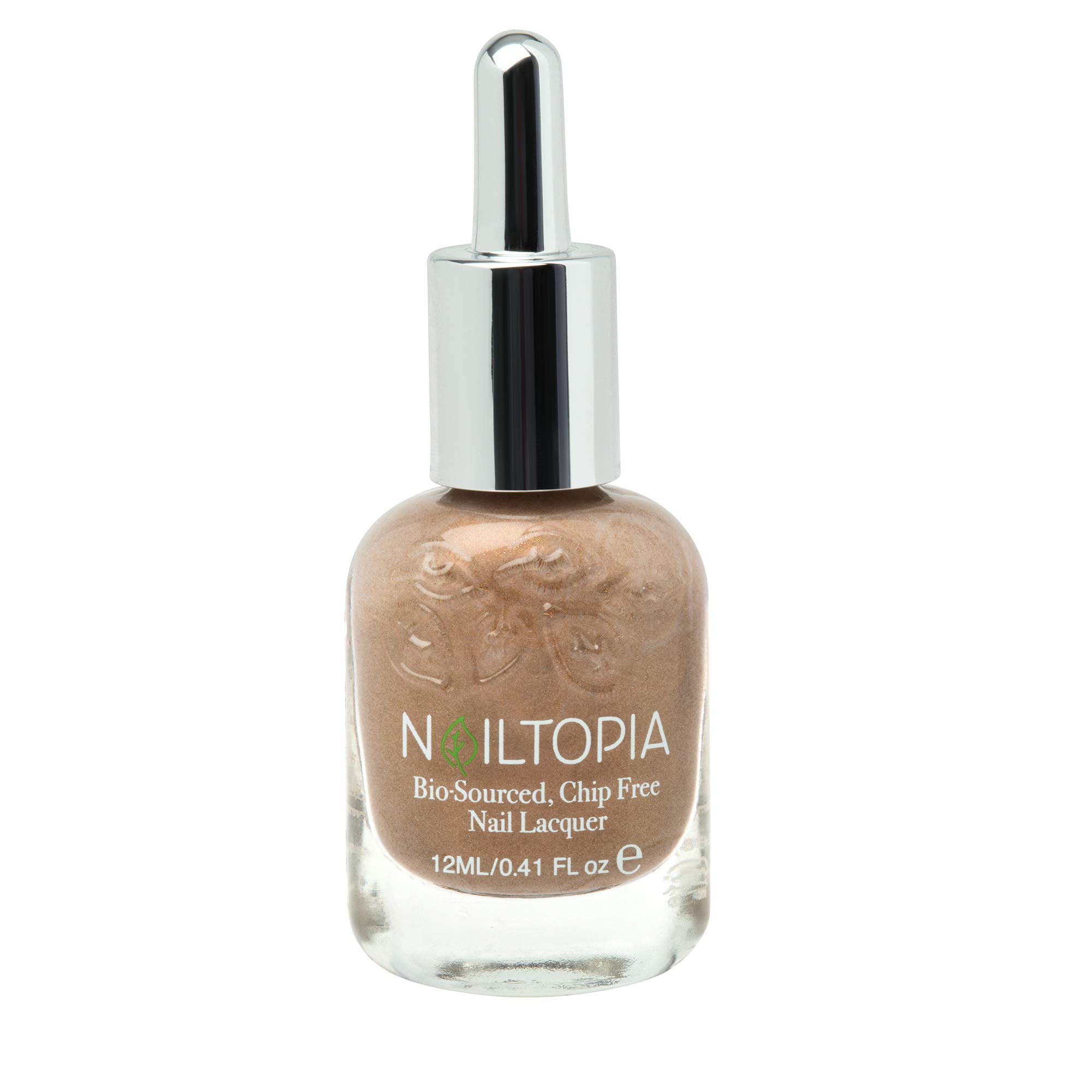 Nailtopia - Plant-Based Chip Free Nail Lacquer - Non Toxic, Bio-Sourced, Long-Lasting, Strengthening Polish - Tira Miss You (Tan