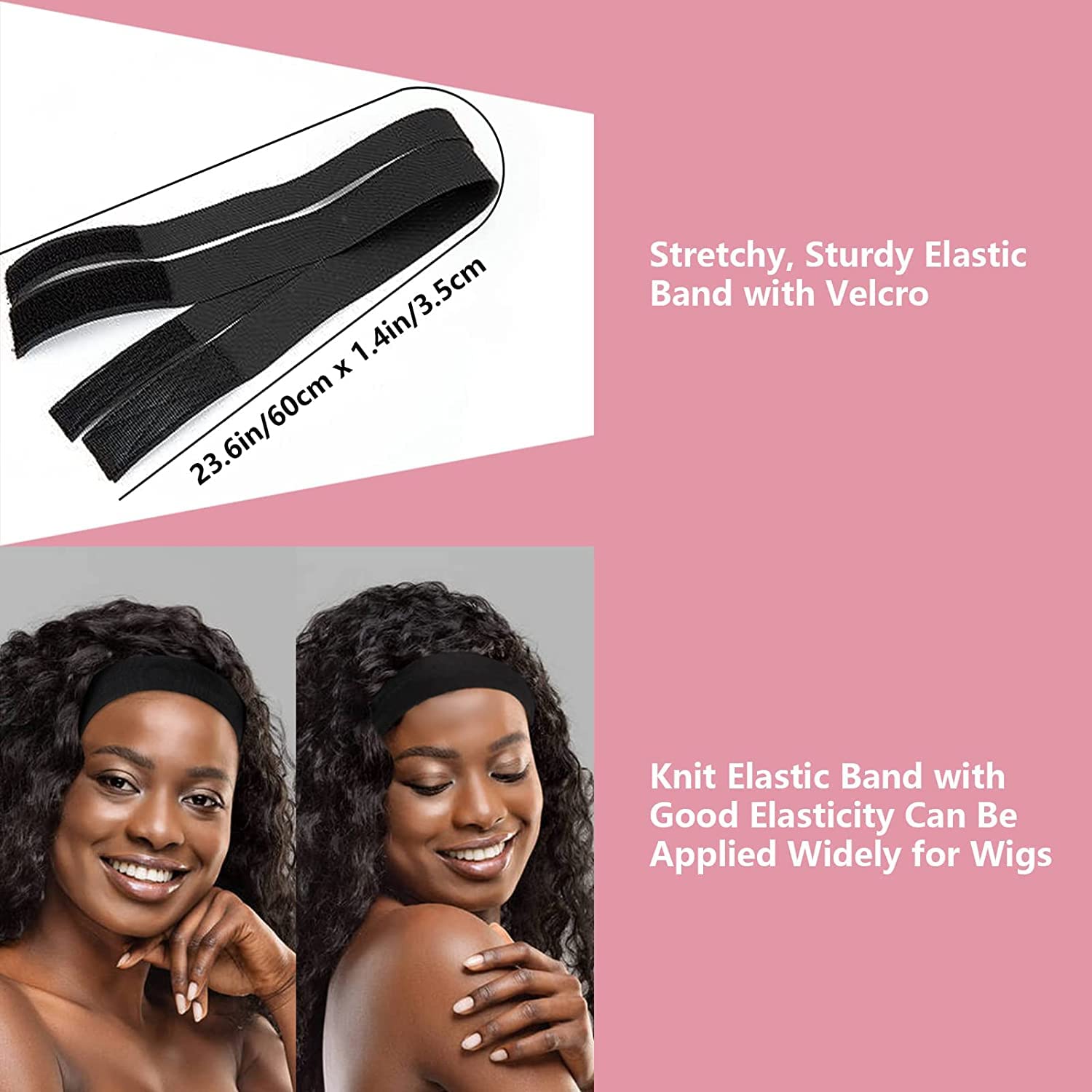 Goiple 11 Pcs Wig Kit For Lace Front Wigs For Beginners, Hair Wax Stick Lace Melting Elastic Band For Wigs, Edge Laying Scarf, E