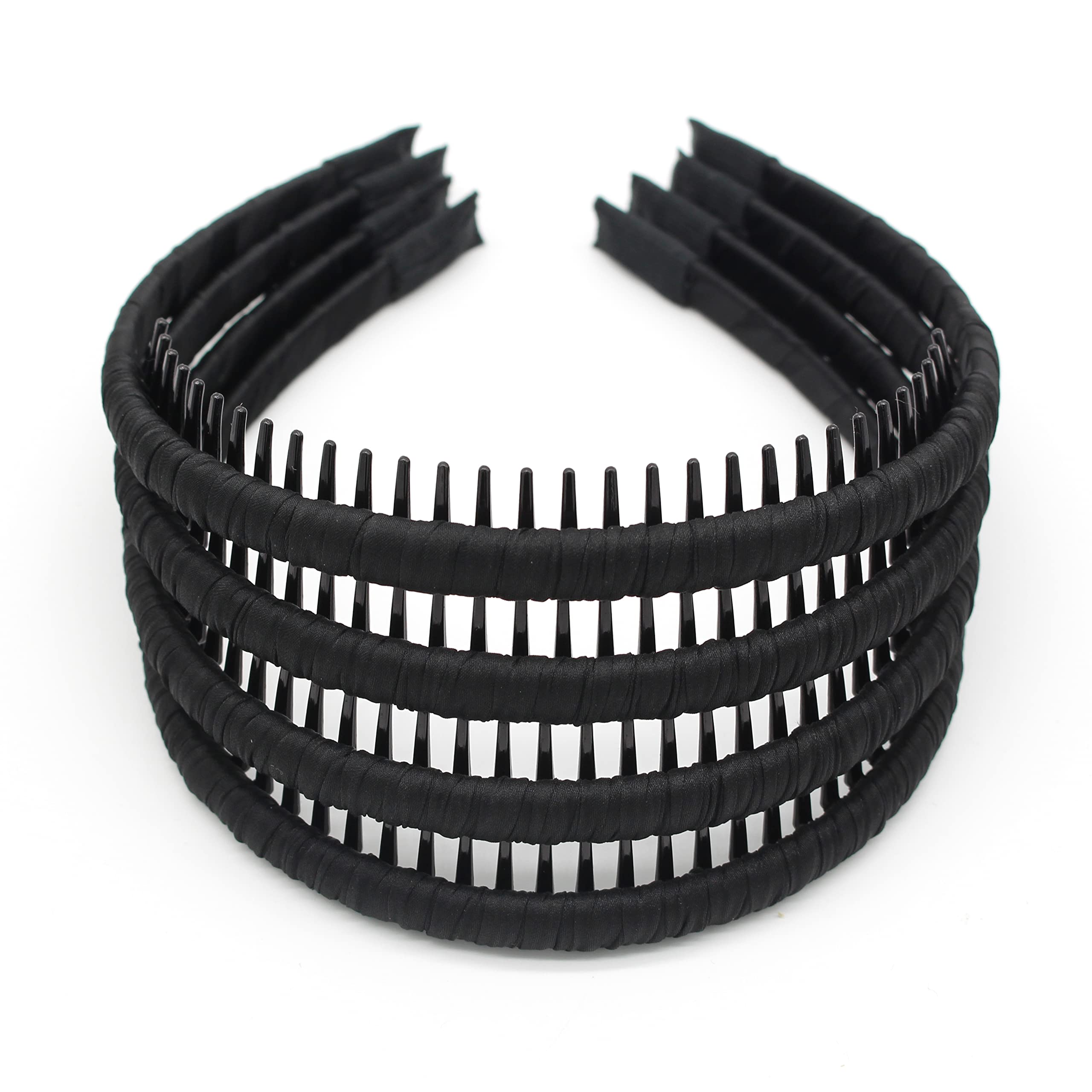 JOBAND black women's headbands fashion hair accessories tooth comb hairbands for women non slip hair hoops headband suitable for