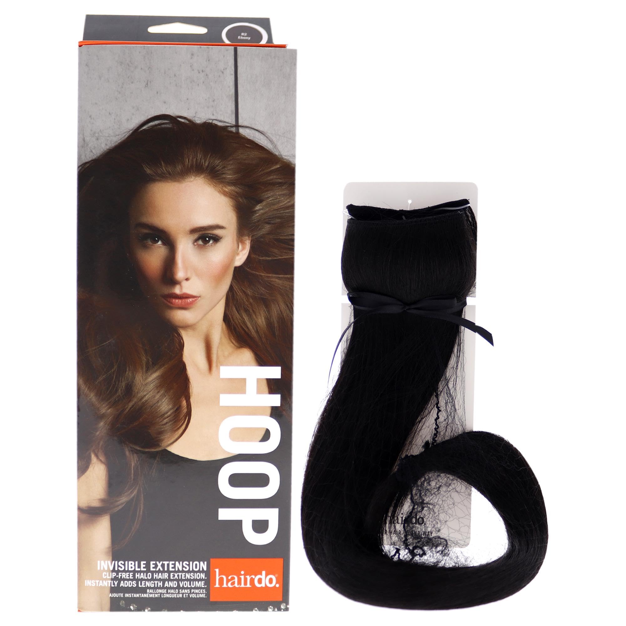 Invisible Extension - R2 Ebony By Hairdo For Women - 1 Pc Hair Extension