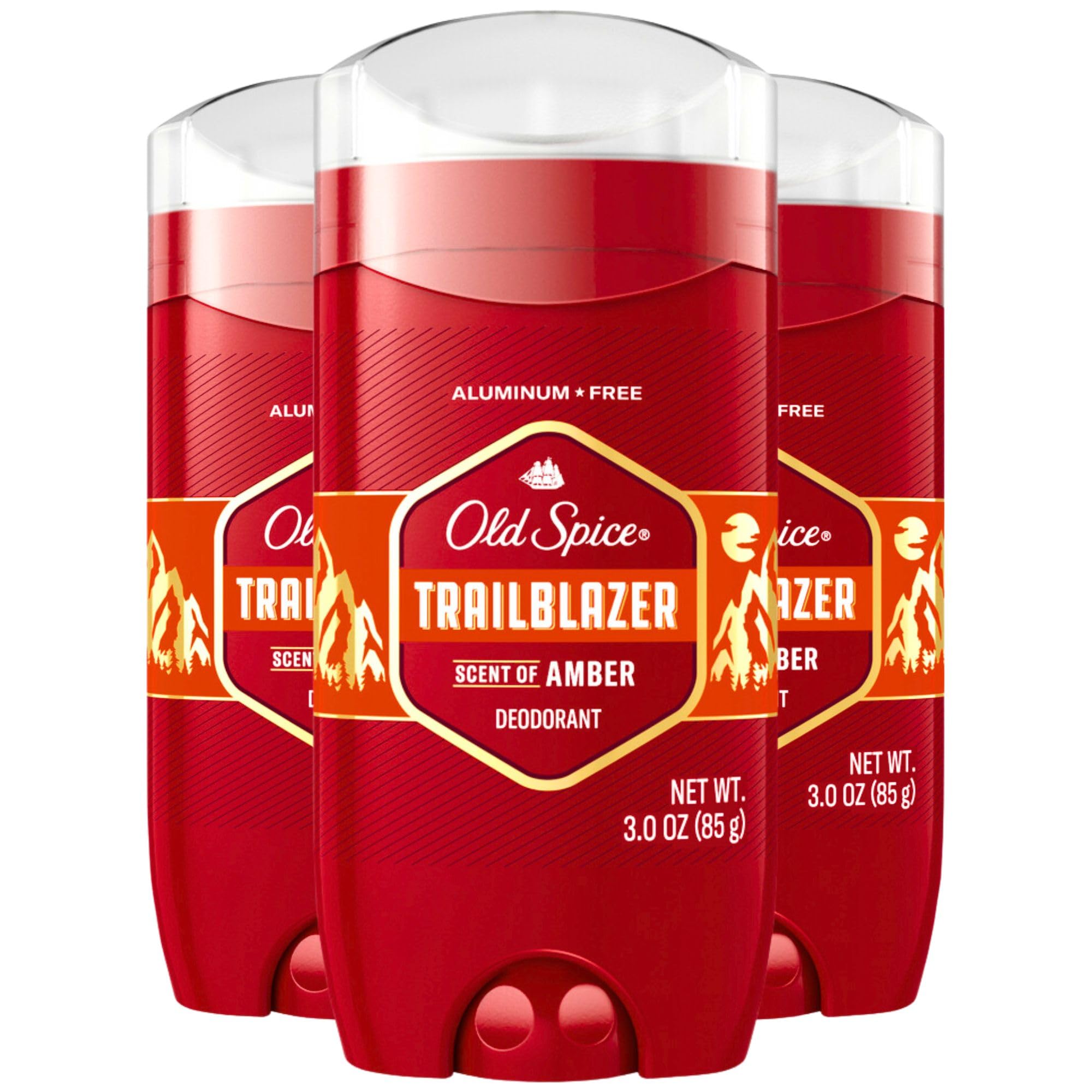Old Spice Men 'S Aluminum Free Deodorant, Trailblazer Scent, 48 Hr Odor Protection, 3.0 Oz (Pack Of 3)