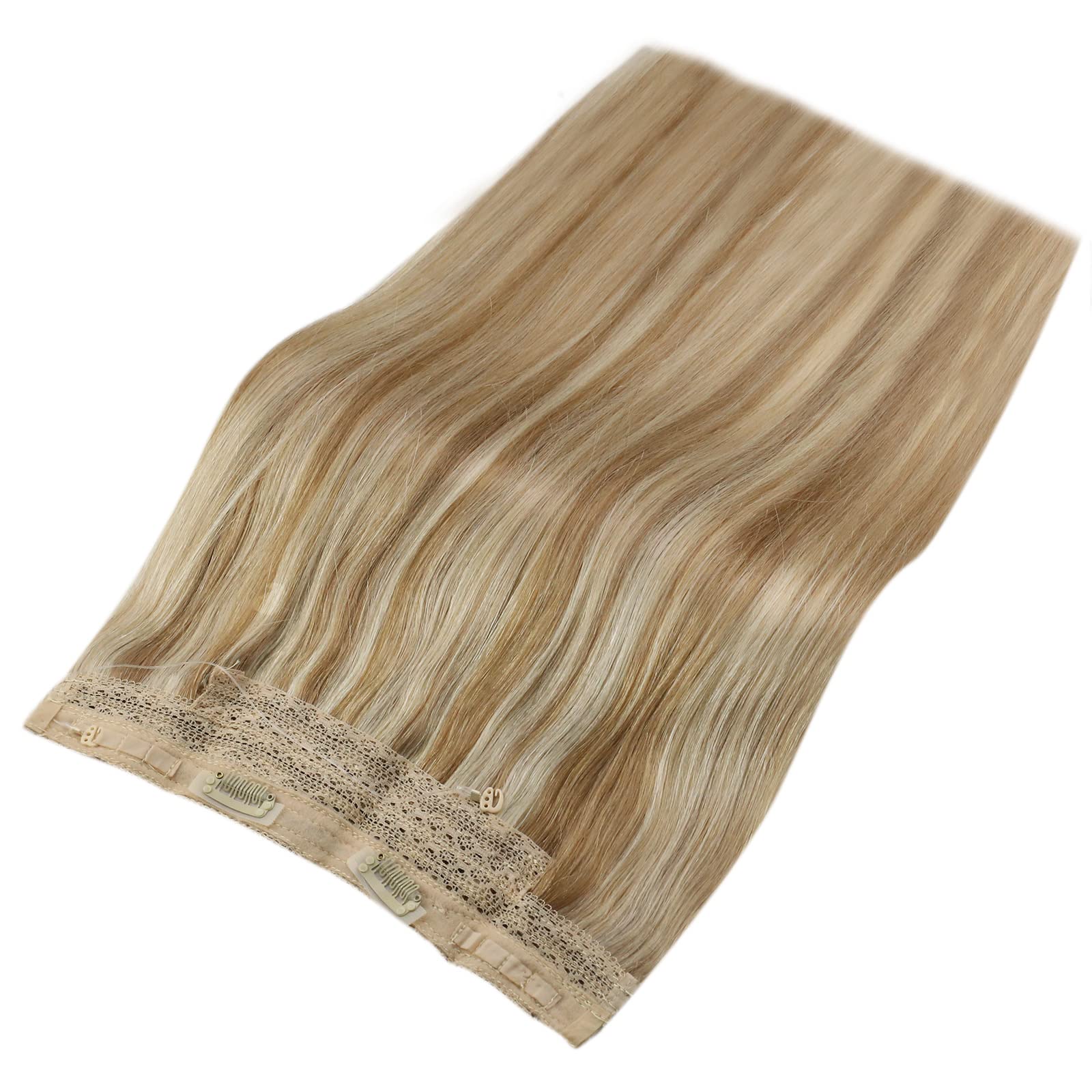 Sunny Invisible Wire Hair Extensions Blonde Highlights Secret Wire Hair Extensions Caramel Blonde Mix Platinum Blonde Hair Exten