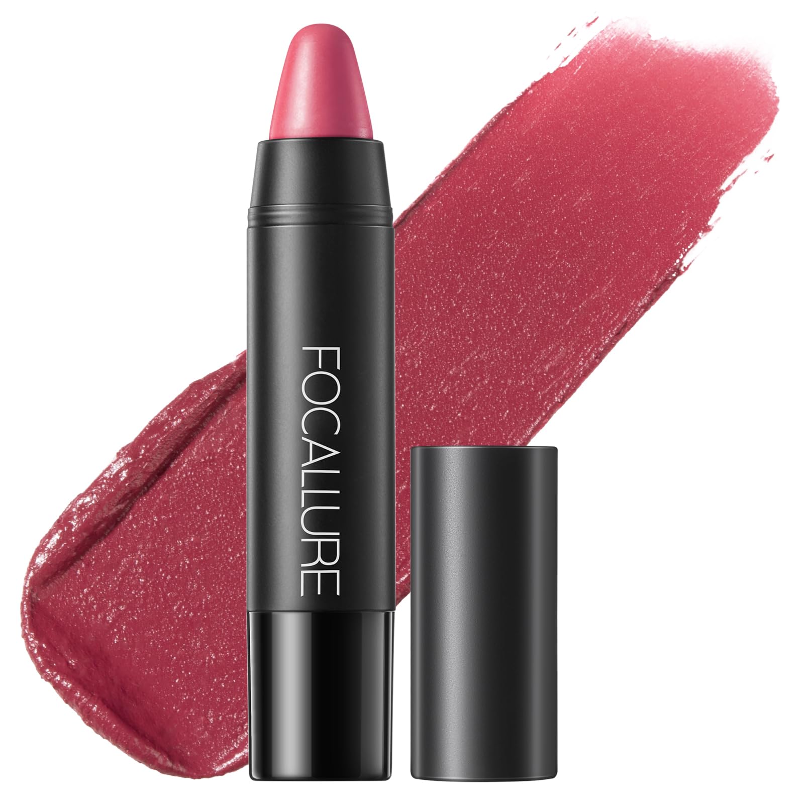 Focallure Ultra Chic Matte Lipstick,Rich Vitamin E Lip Crayon,Lightweight Matte Color Without Drying Or Fading,Long Lasting Wate
