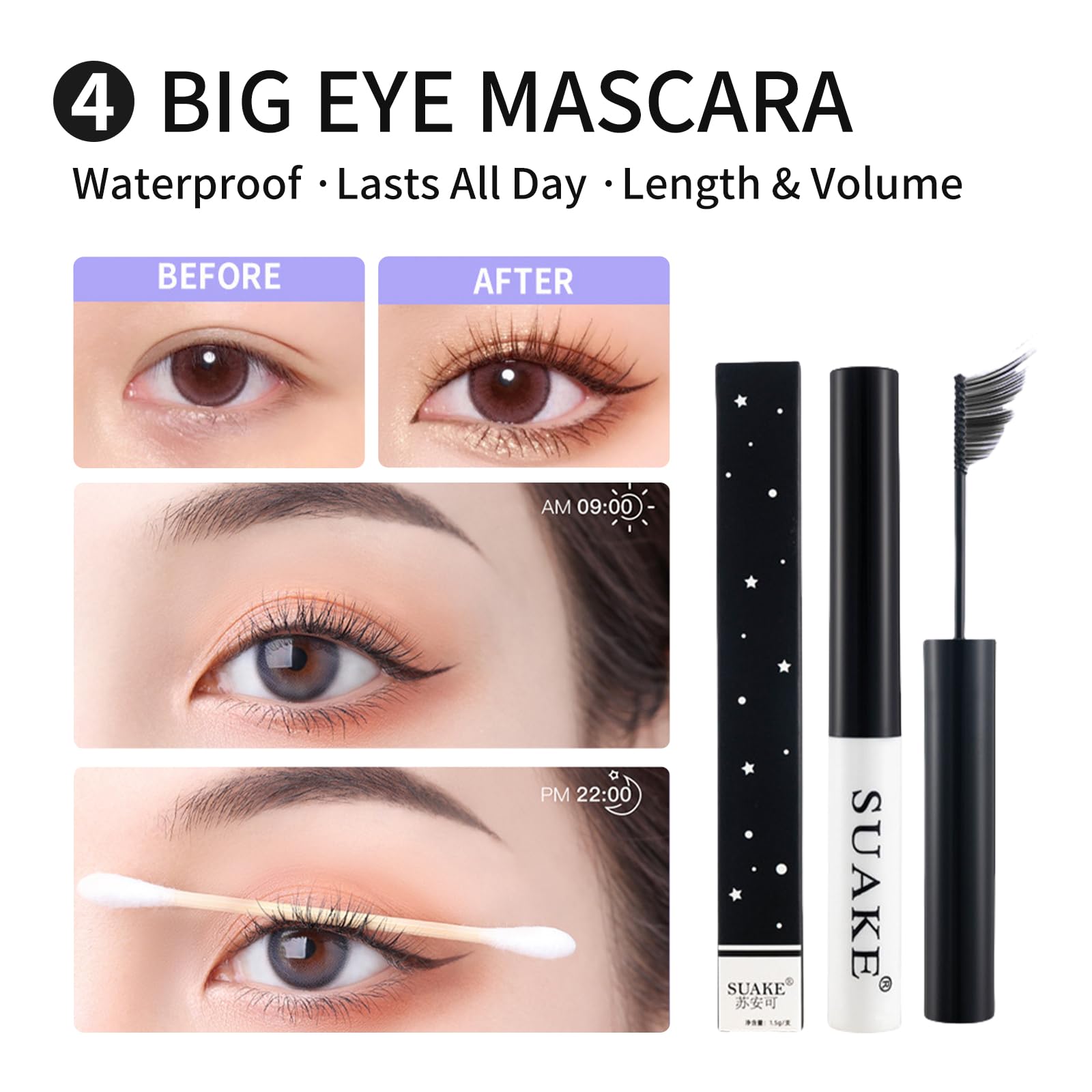 All In One Makeup Kit For Girls - 16 Colors Naked Eyeshadow Palette, 3Pcs Makeup Brushes, Waterproof Eyeliner Pencil, Eyebrow Po
