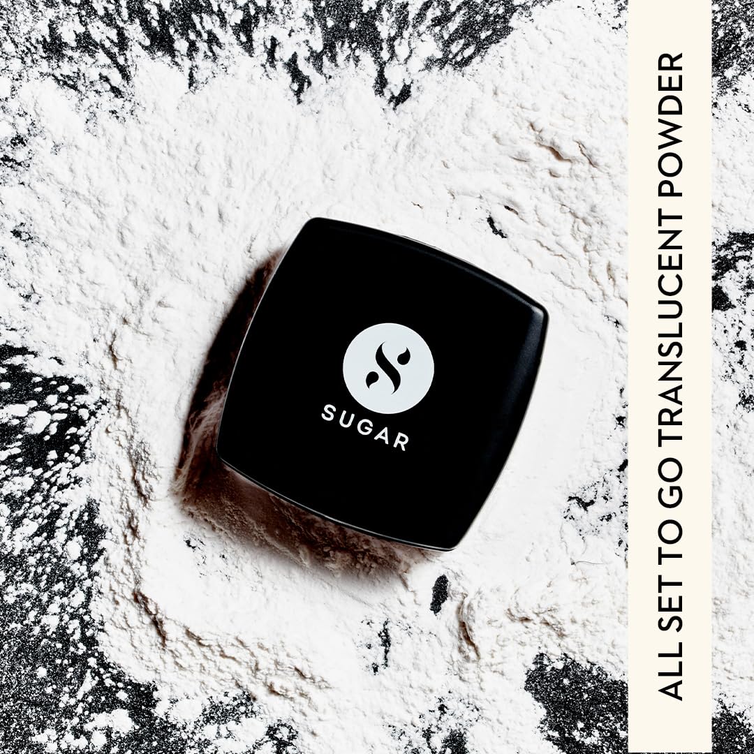SUGAR Cosmetics All Set To Go Translucent Powder, 7 g