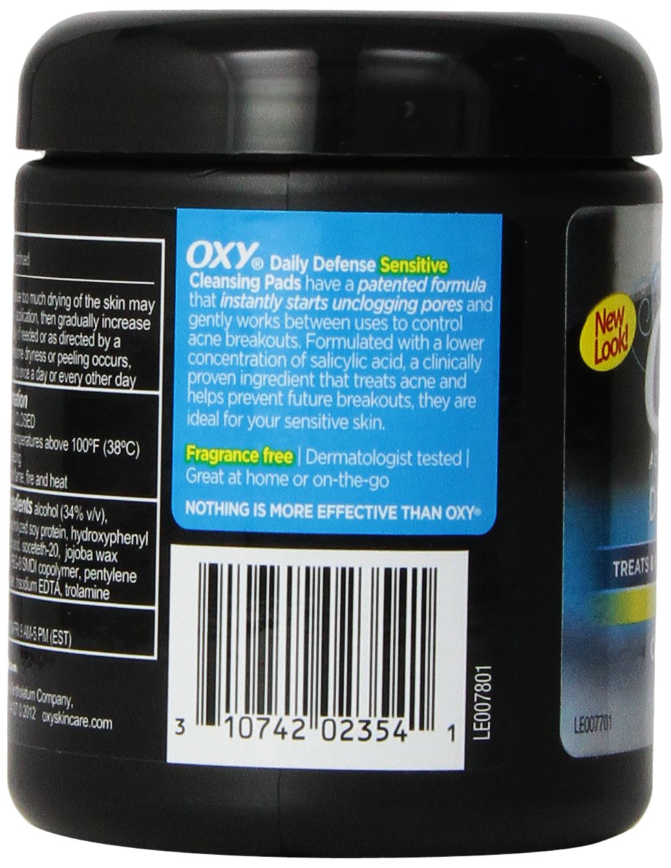 Oxy Daily Defense Cleansing Pads, Sensitive, 90 Count