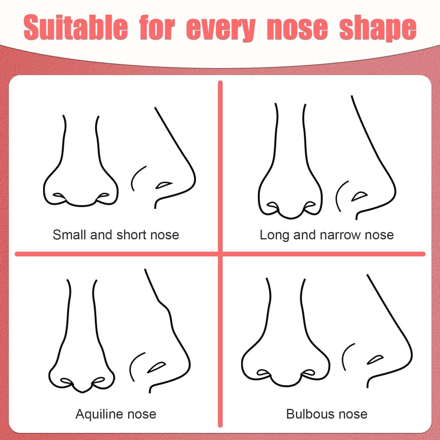 2Pcs Nose Contour Brushes, U Shaped Makeup Brush Dual End Nose Contour Brush Pro Contour Duo Brush For Sculpting And Defining No