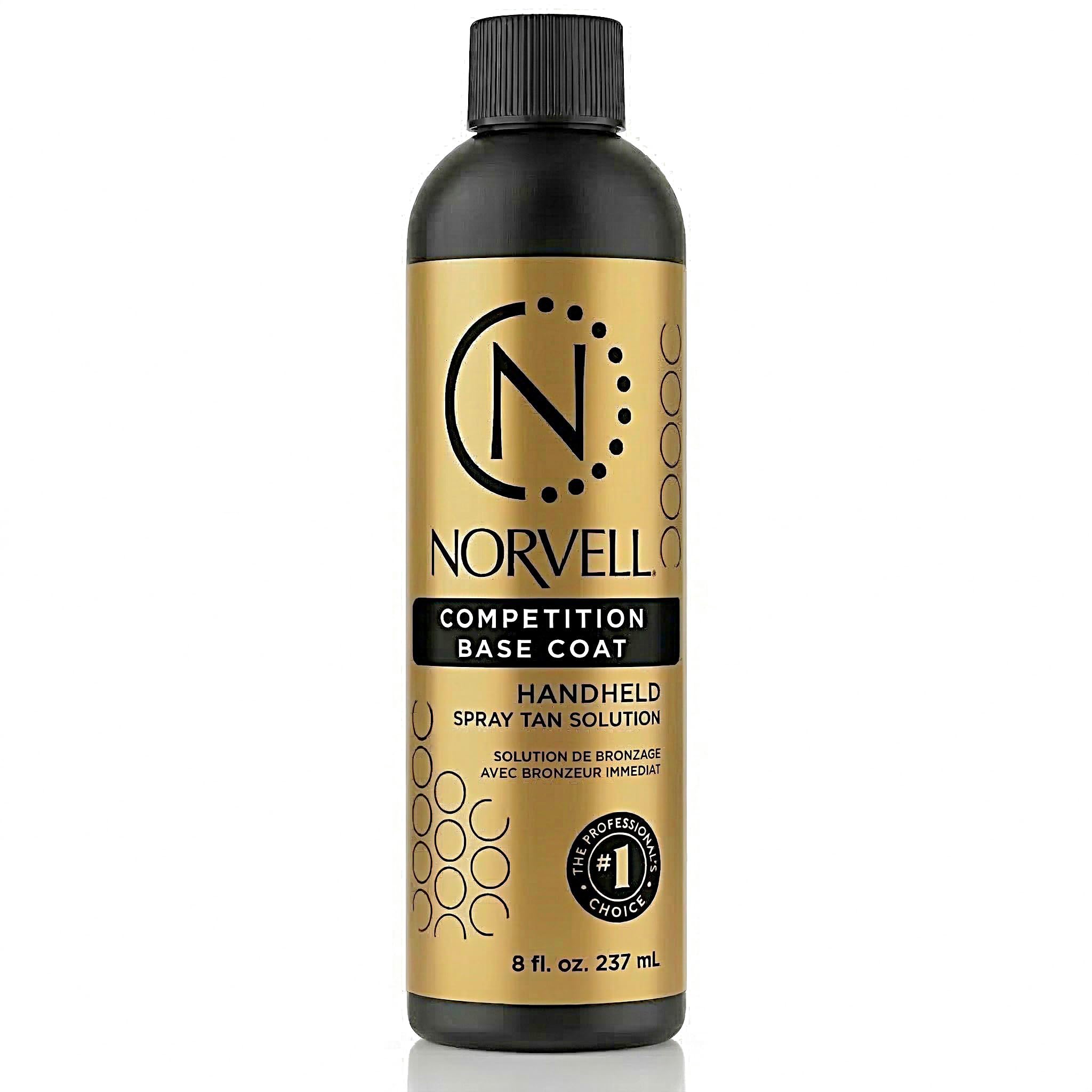 Norvell Competition Base Coat Spray Tan Solution for Bodybuilders, 8 oz