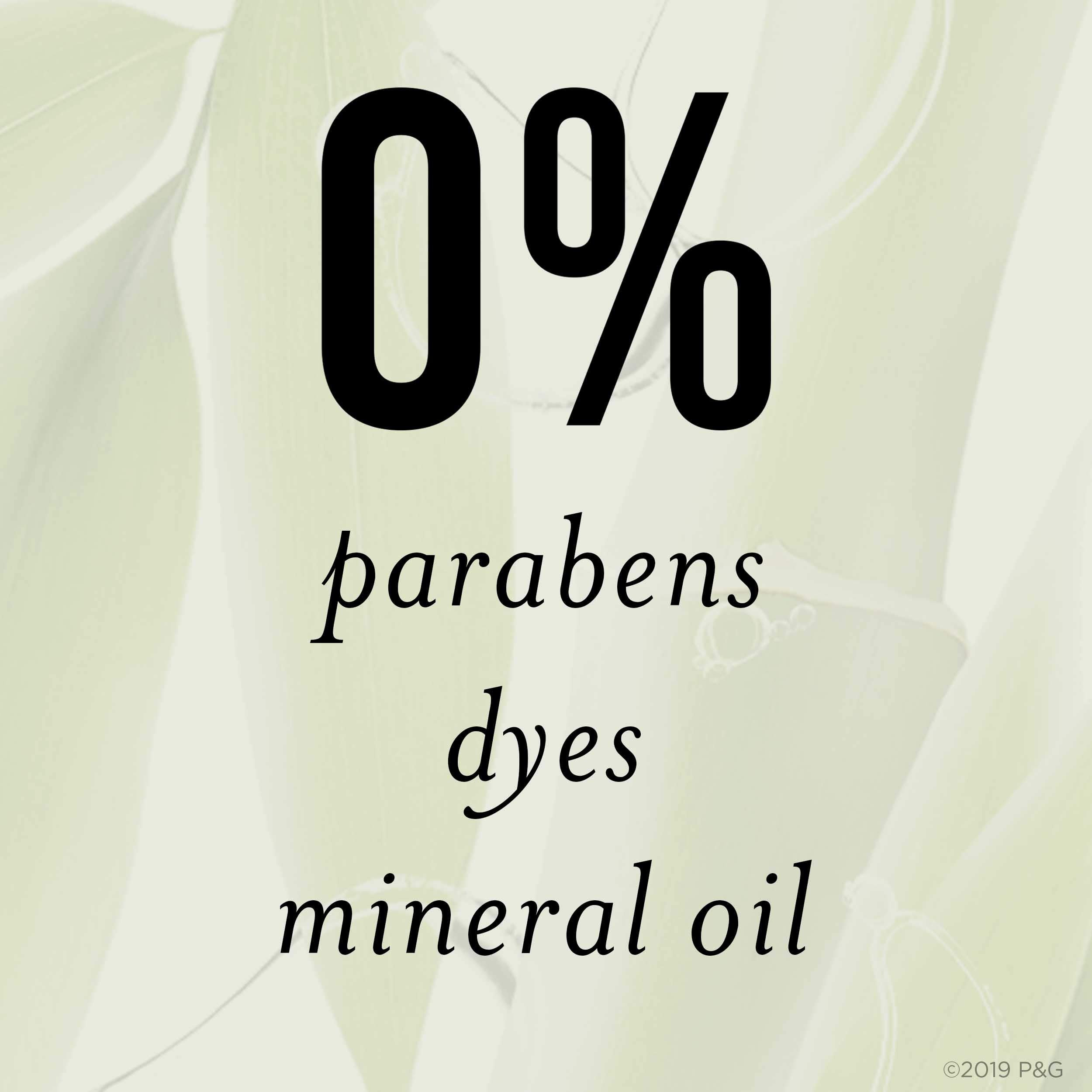 Pantene Nutrient Blends Bamboo Hair Volume Multiplier Silicone Free Shampoo For Fine, Thin Hair, 9.6 Fl oz, 2.583 Fl oz