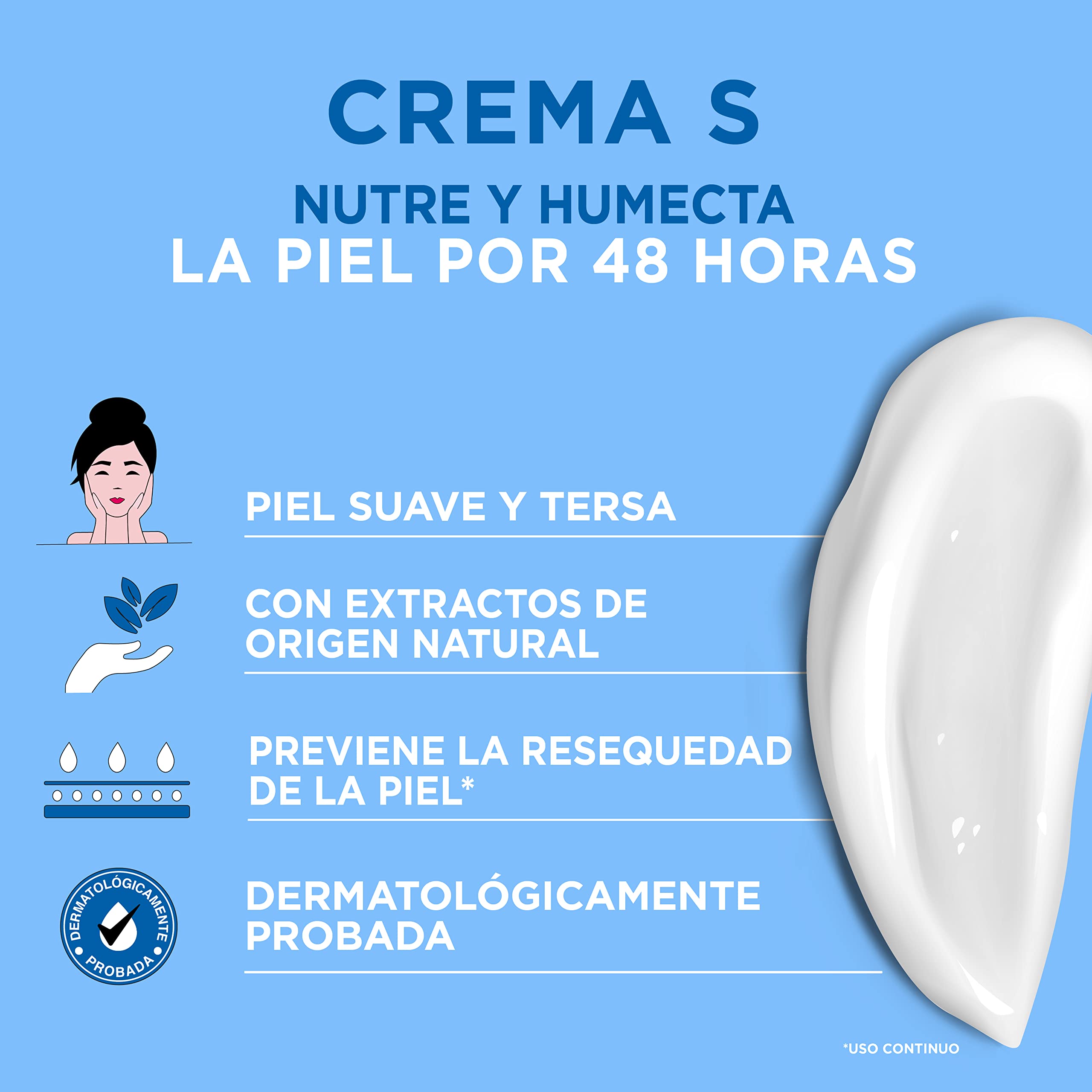 Pond's S Cream Humectant Moisturizing & Nourishing,7oz Crema Humetante y Nutritiva S De Ponds 200gr