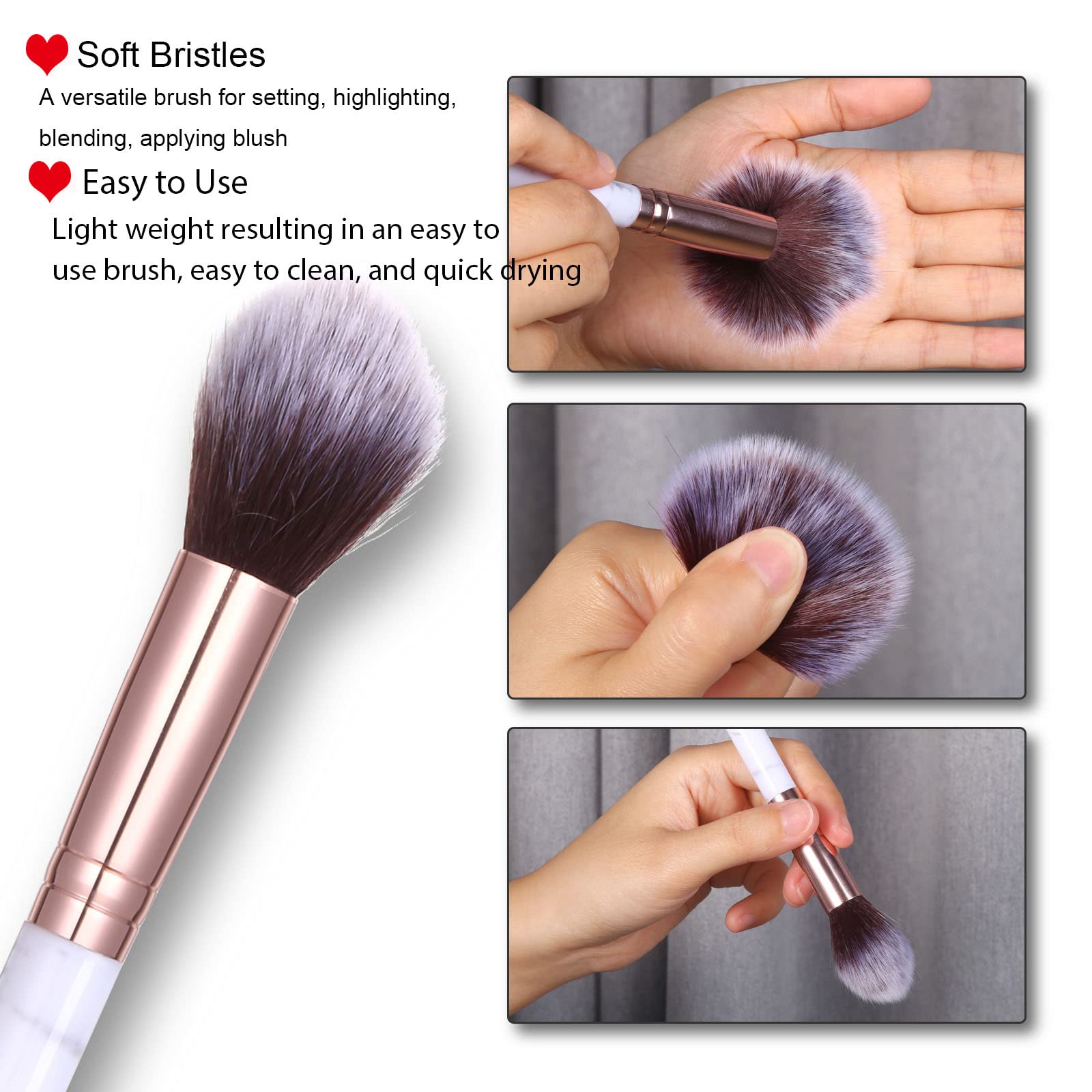 8 Colors Face Matte Blush Palette Shading Blusher With Brush - Buildable Facial Cheek Blusher Contour Bronzing Pressed Powder Ma