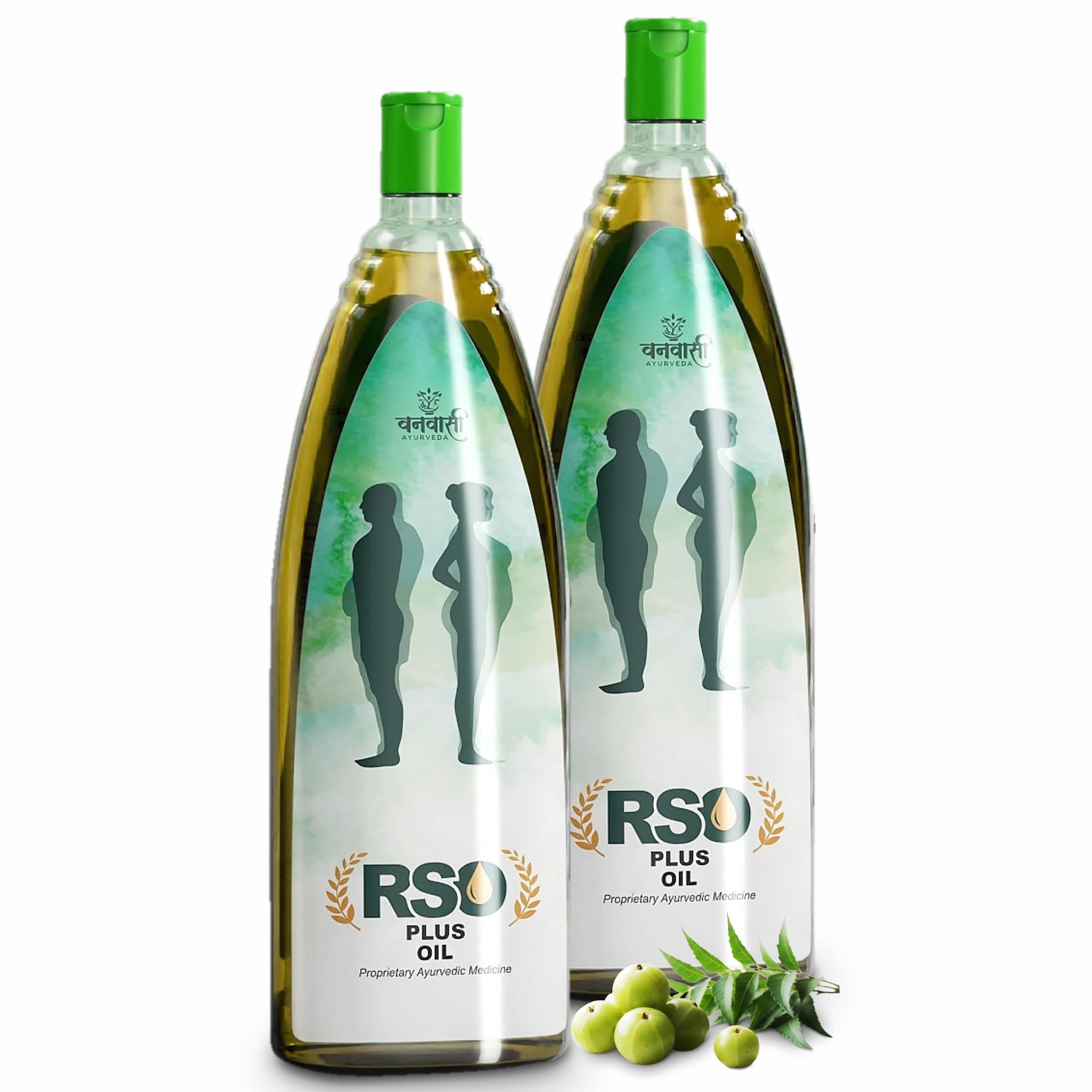 Vanvasi Ayurveda Rso Plus Rare Body Massage Oil | Ayurvedic Herbal Massage Oil For Skin Firming & Relaxation | With Amla Neem Am