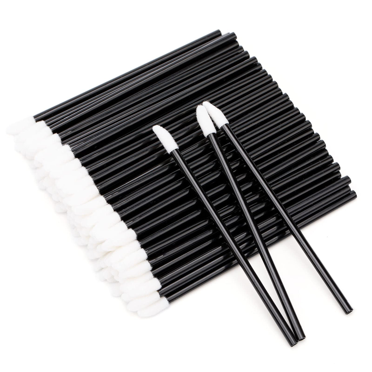 G2PLUS 100PCS Lip Gloss Applicators, Disposable Lip Brushes Lip Gloss Applicators Lipstick Gloss Wands Applicator Perfect Makeup
