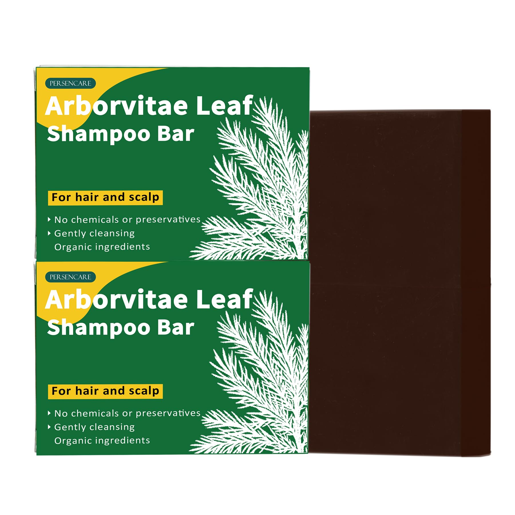 VAEYAE Arborvitae Leaves Shampoo and Conditioner Bar For Hair Growth & Thickening, Men & Women Hair Regrowth Product, Strengthen