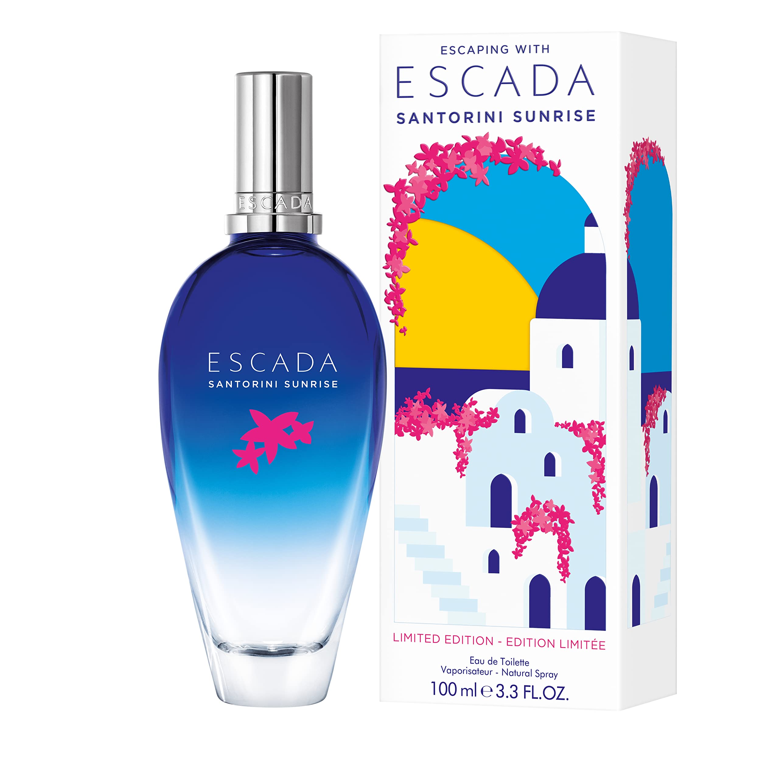 Escada Santorini Sunrise Summer Eau De Toilette For Women 3.3Oz