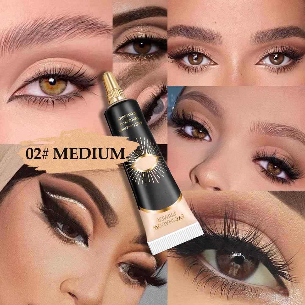 12Ml Eyeshadow Primere Medium Color,Eyeshadow Base Cream Base For Eyeshadow Concealer Eyeliner Cream Concealer Eye Base For Eyes