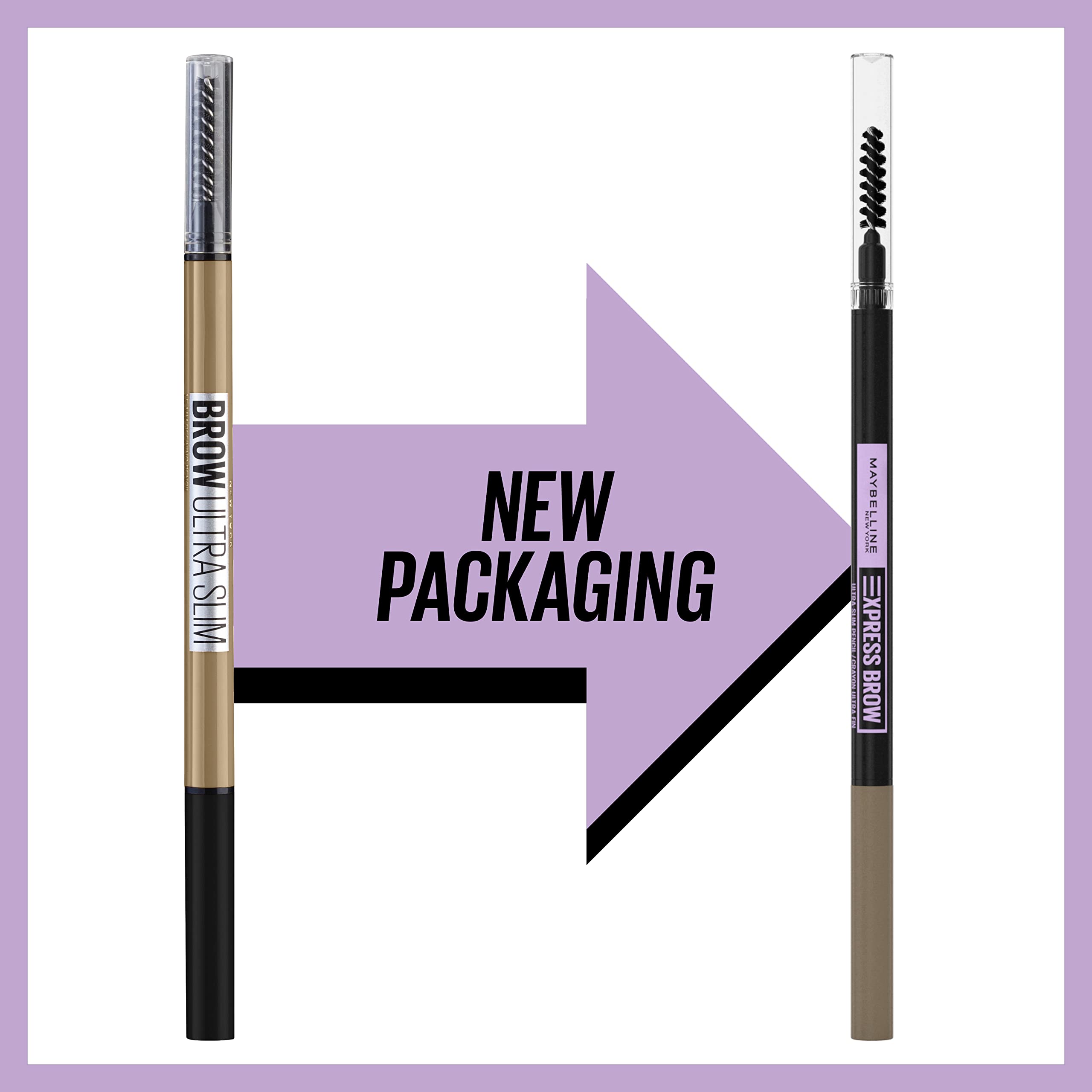 Maybelline Brow Ultra Slim Defining Eyebrow Makeup Mechanical Pencil With 1.55 Mm Tip And Blending Spoolie For Precisely Defined