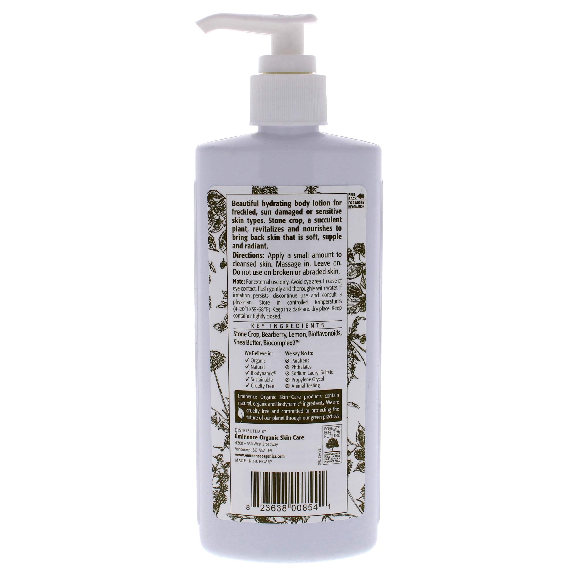 Eminence Organic Stone Crop Body Lotion, 84 Ounce