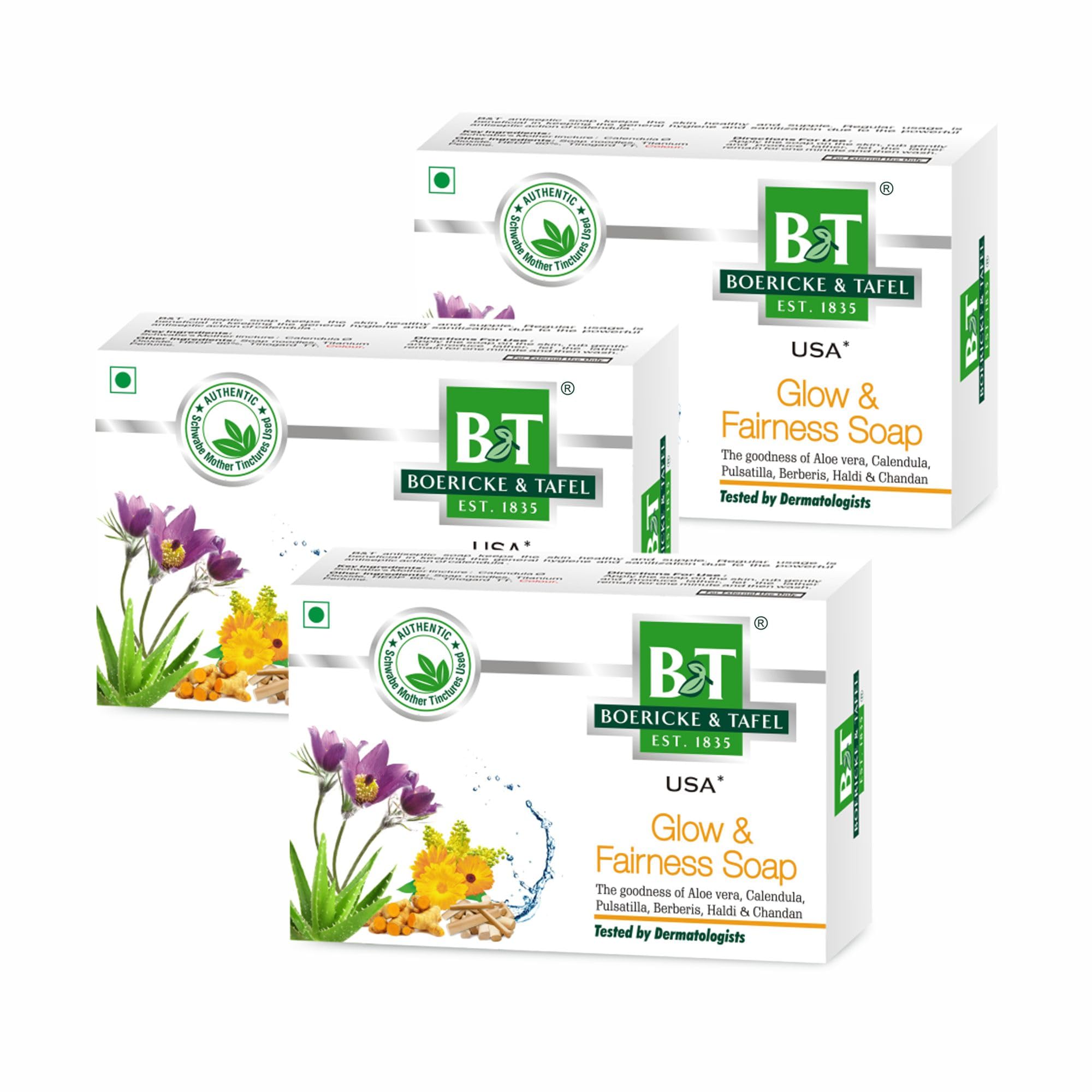 B&T Glow & Fairness Soap - Pack Of 3