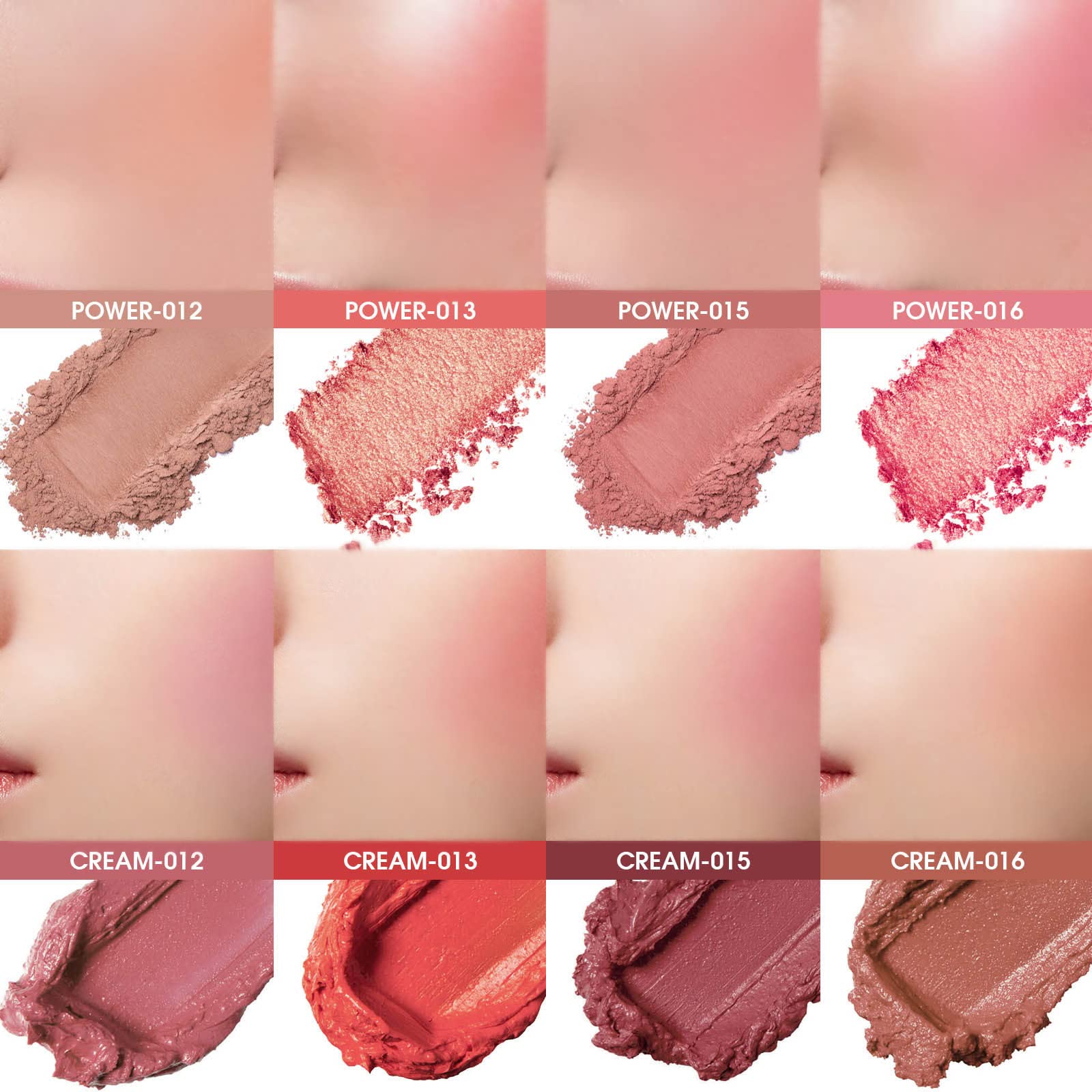 Sumeitang 8 Colors Face Blush Palette