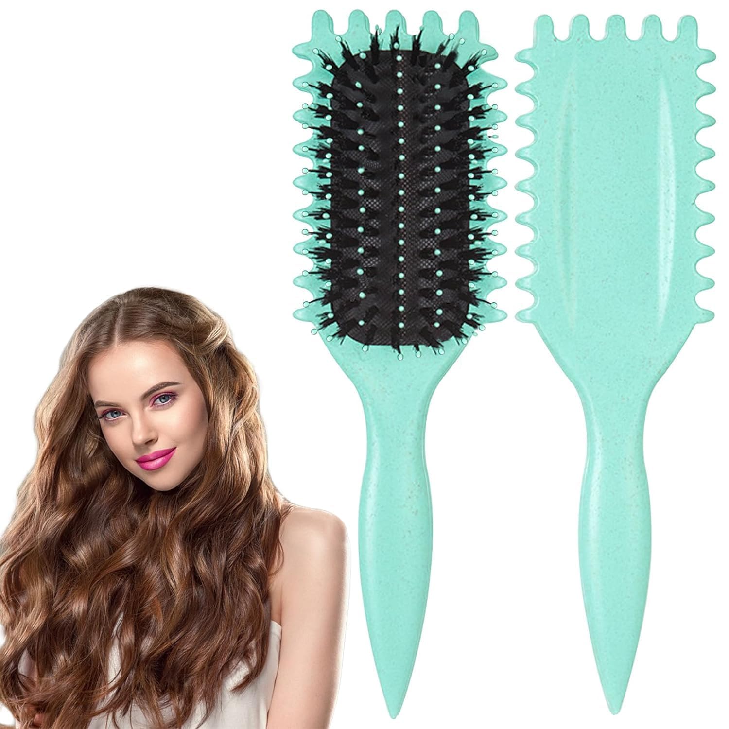 Zorzop Curl Defining Brush, Curl Hair Brush, Curl Define Styling Brush, For Combing And Shaping MenS And WomenS Curls To Reduc