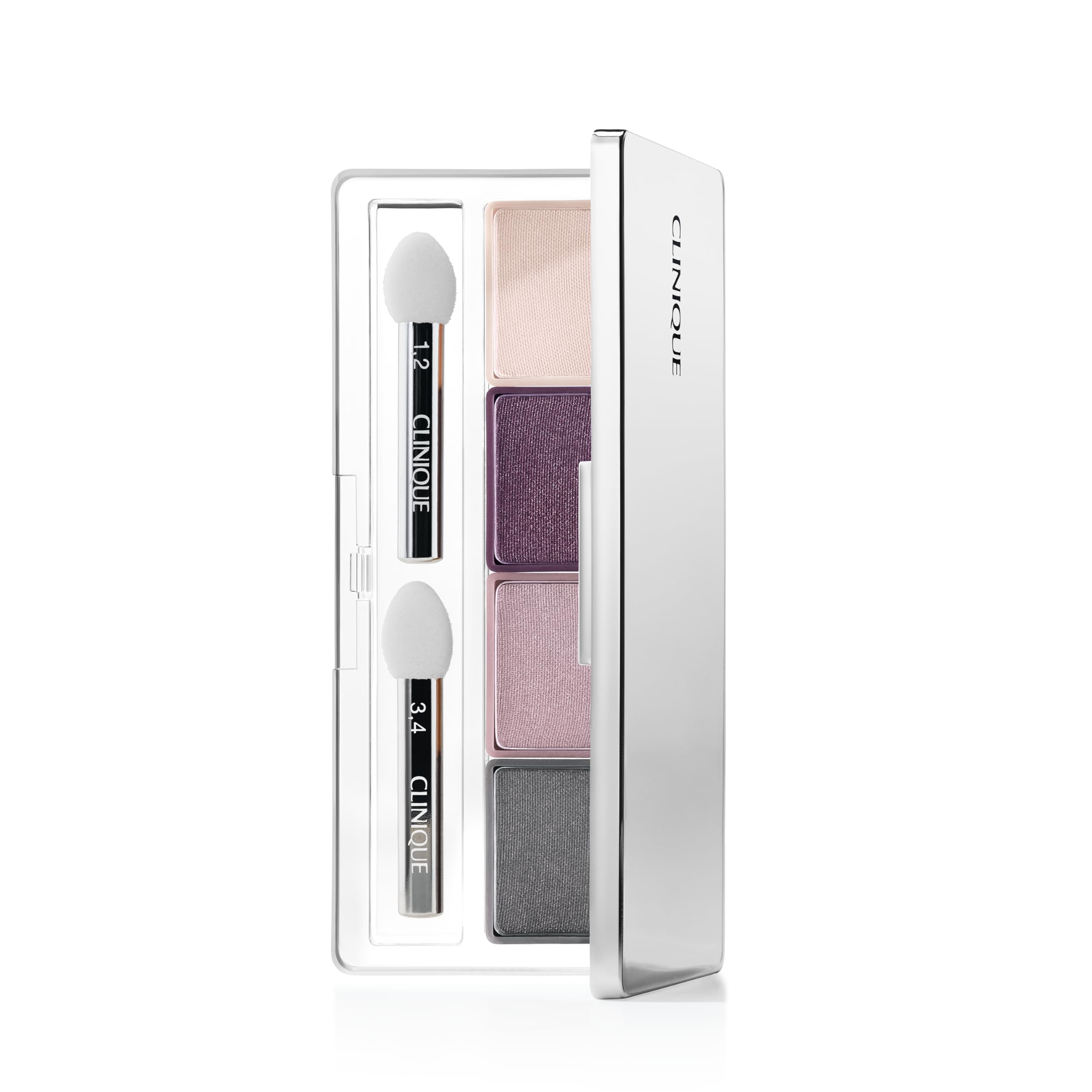 Clinique All About Shadow Eye Shadow Quad | Long Lasting, Crease + Fade Resistant + Safe For Sensitive Eyes, Going Steady, 0.05 