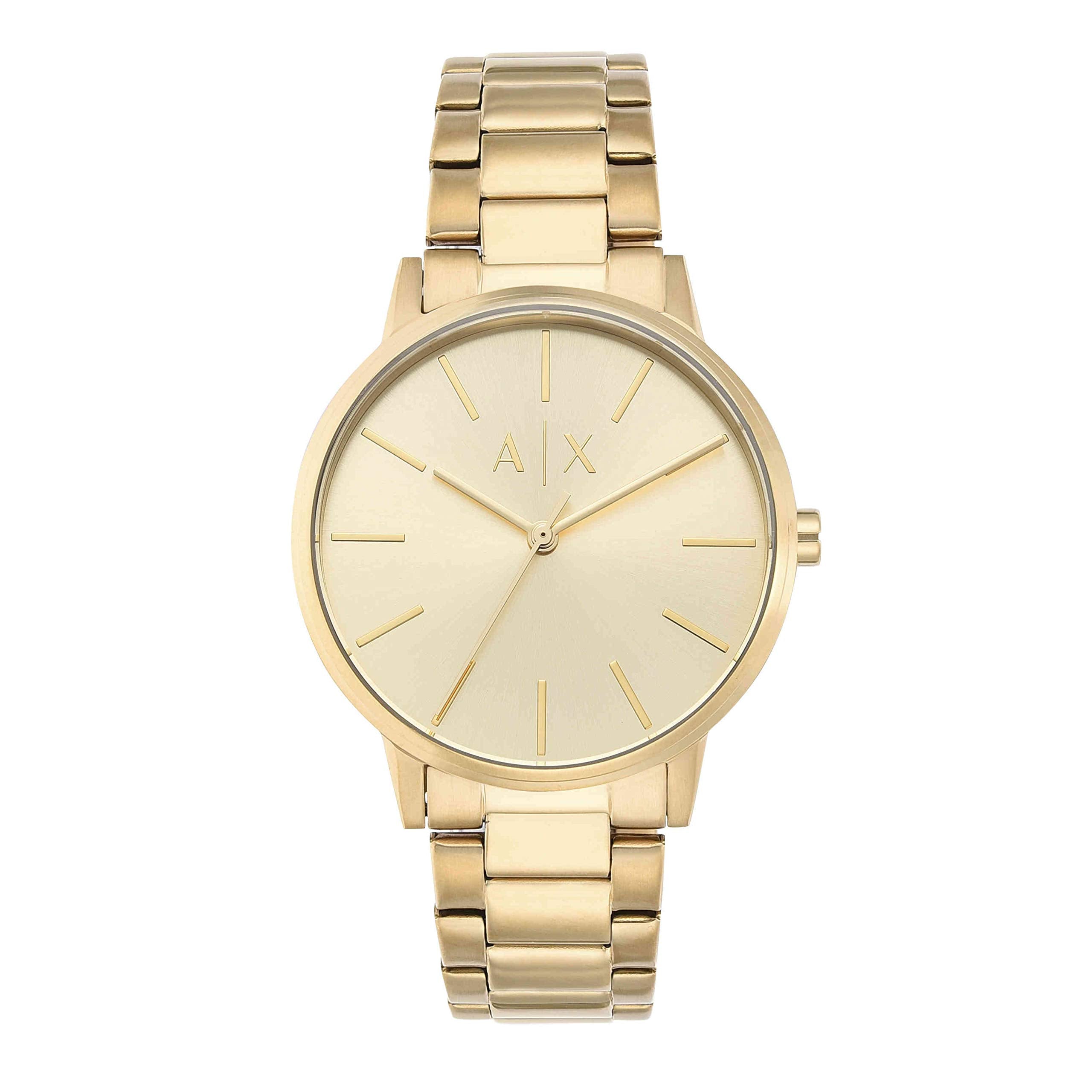 Armani Exchange Cayde Analog Gold Dial MenS WatchAx2707