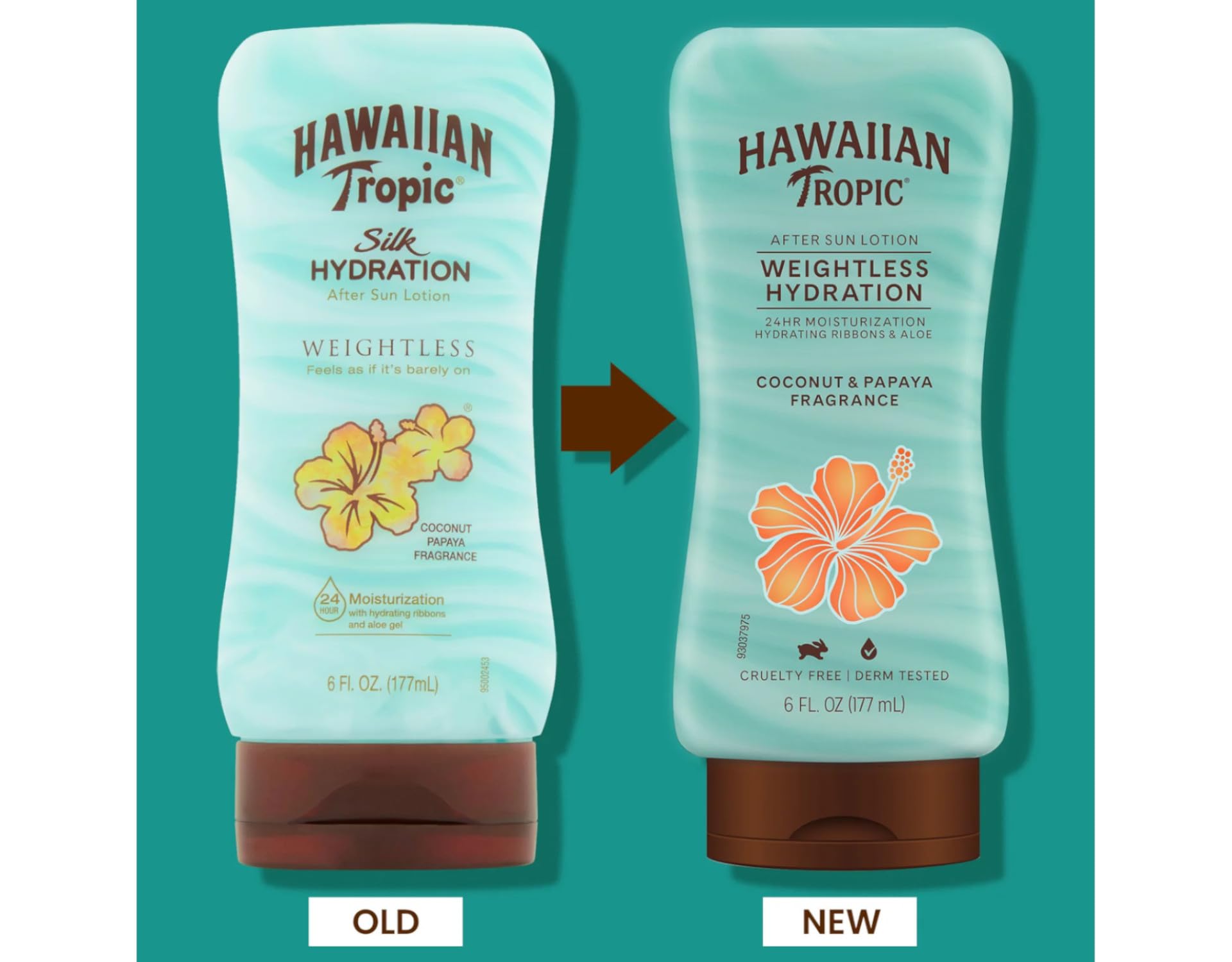 Hawaiian Tropic Weightless Hydration After Sun Lotion 6 Fl Oz (Pack Of 2)