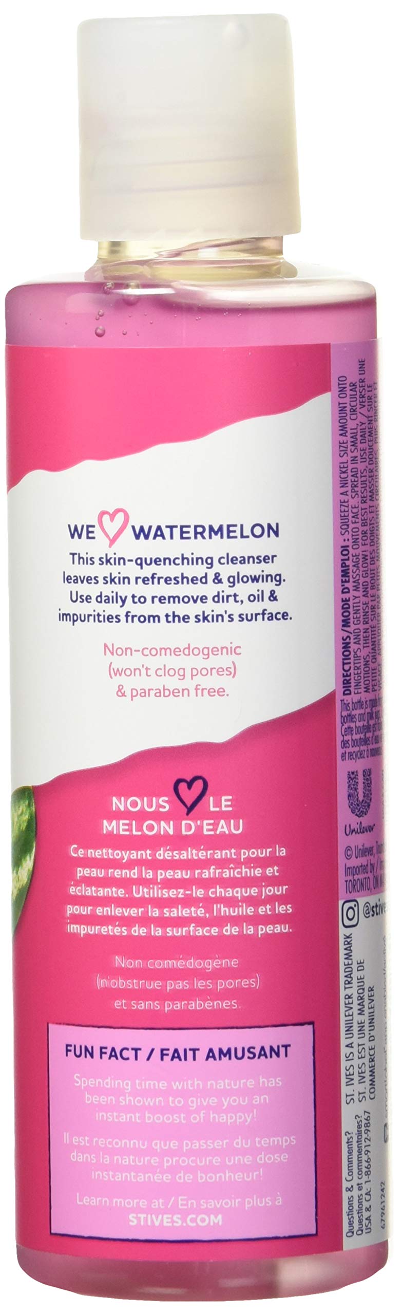 St. Ives Hydrating Watermelon Daily Cleanser - 6.4Oz, Pack Of 1