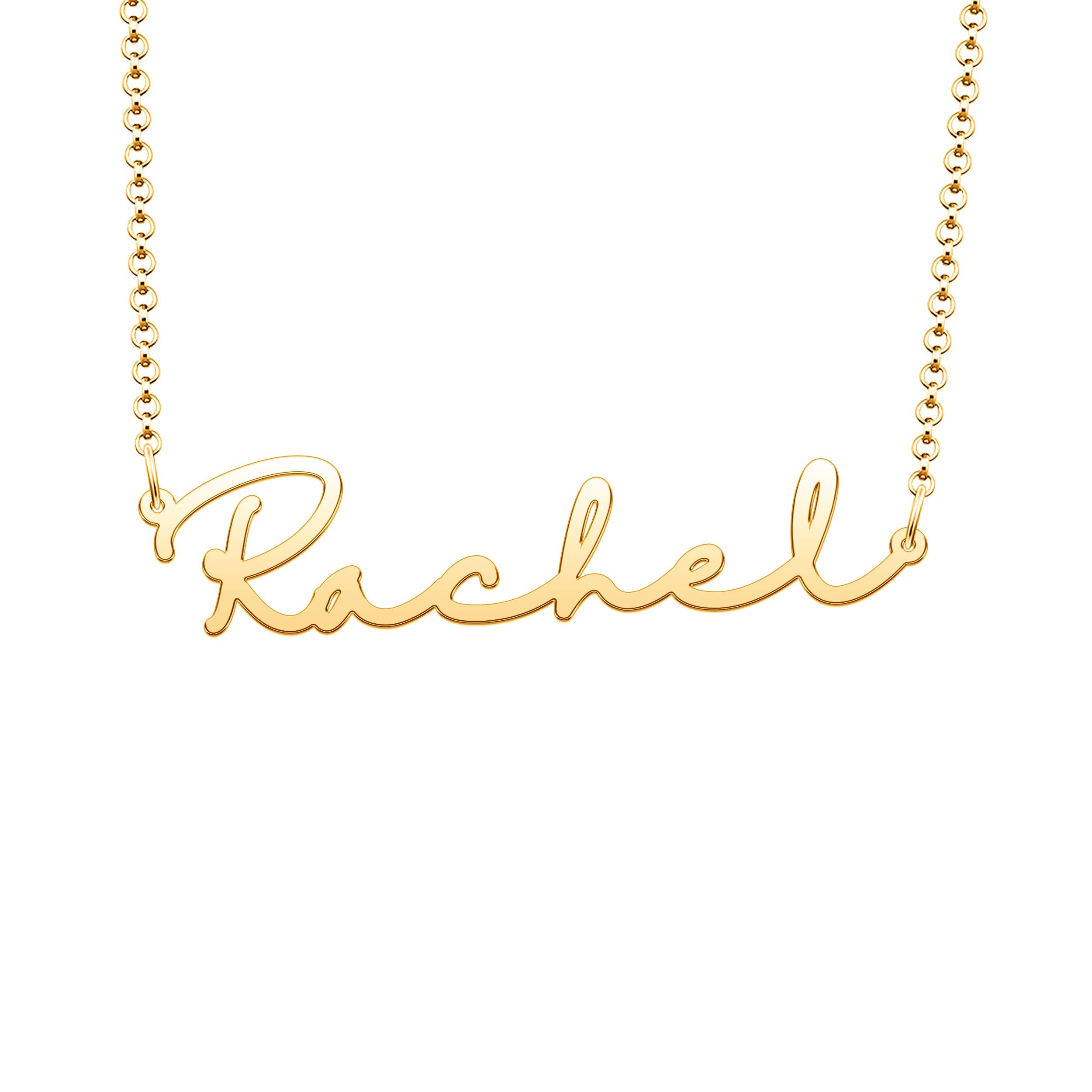 CoolJewelry Custom Necklace Line Necklace Name Necklace Personalized Name Necklace Xmas Necklace 925 Sterling Silver