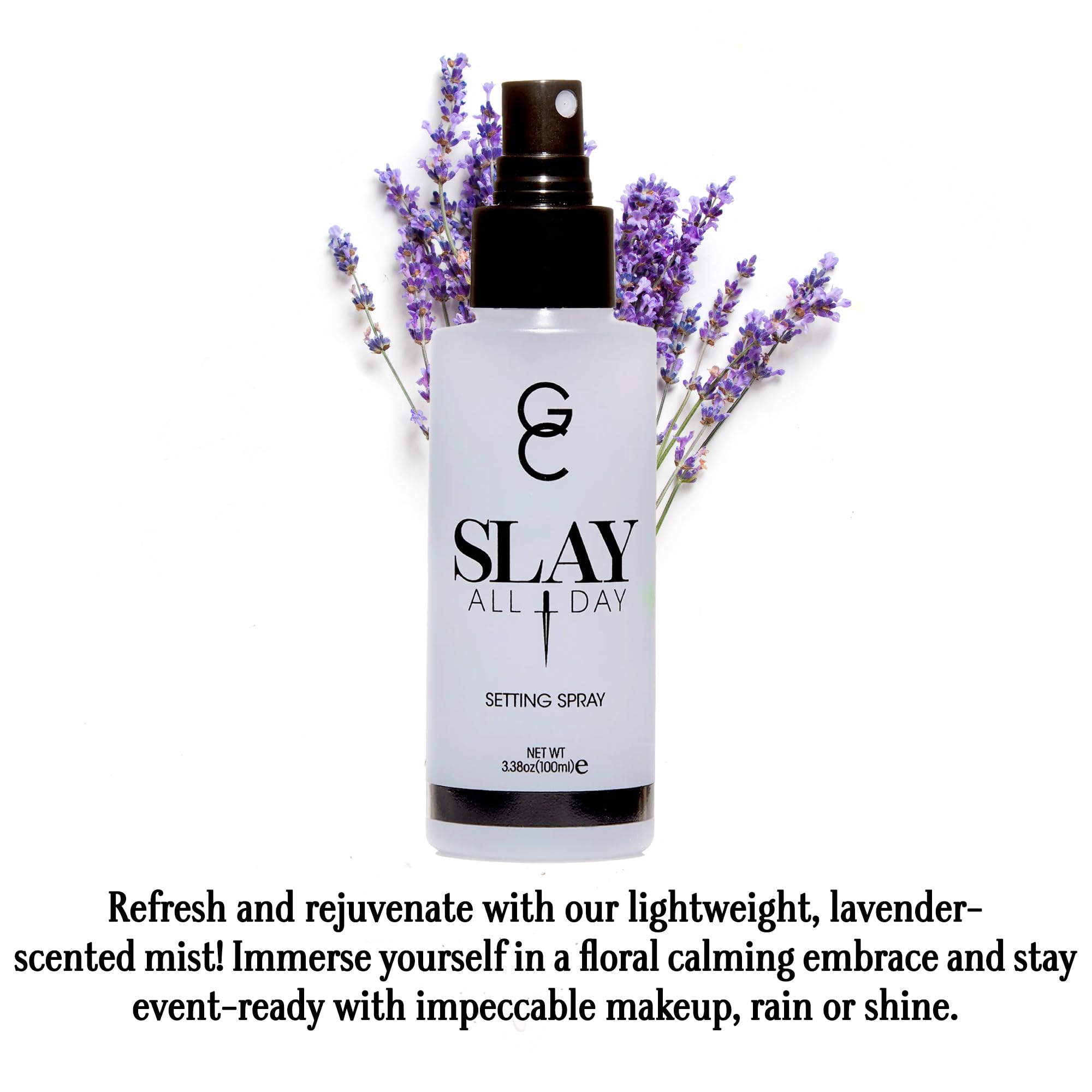 Gerard Cosmetics Slay All Day Makeup Setting Spray (Lavender Scented), Matte Finish with Oil Control, Cruelty Free, Long Lasting