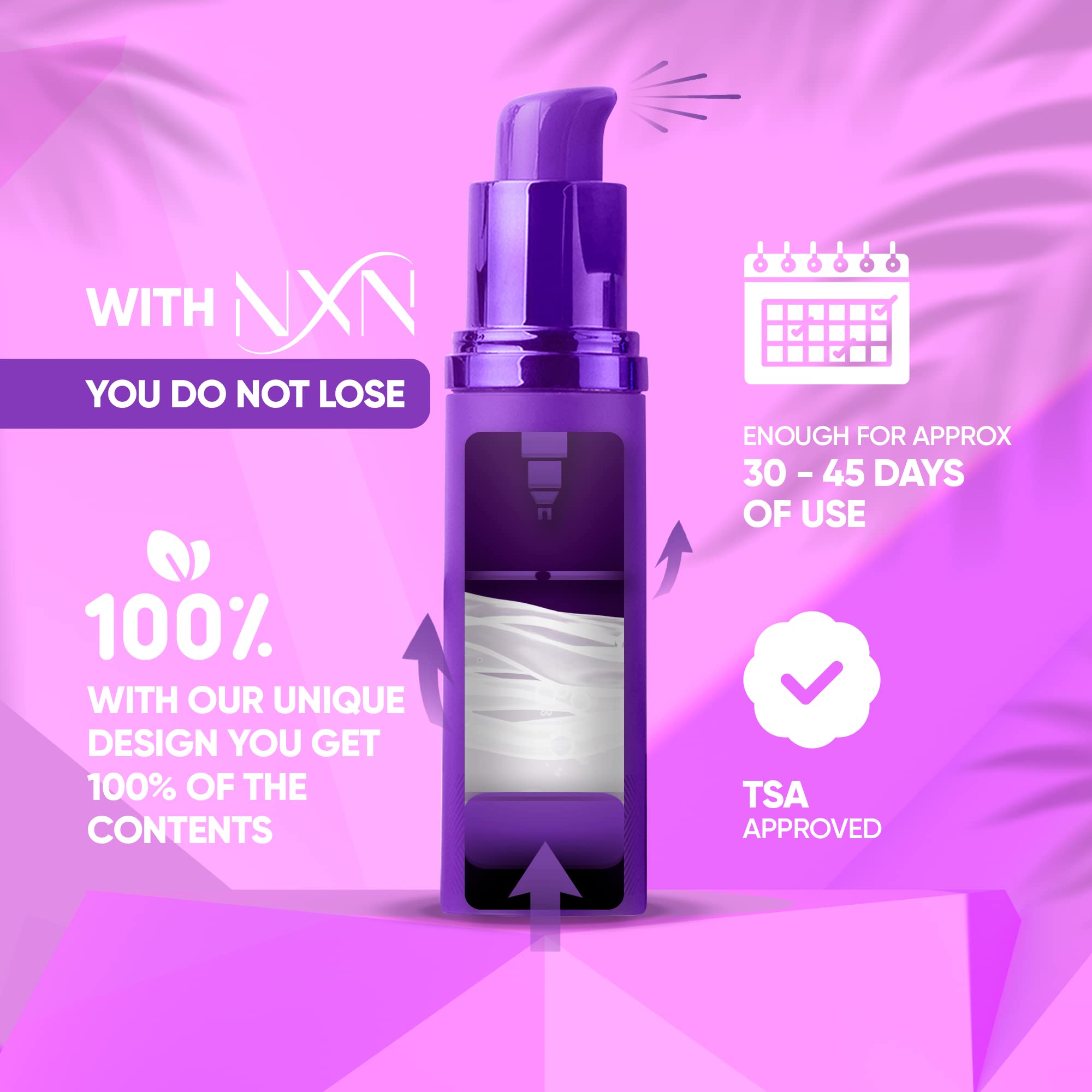 Nxn Oil Control Moisturizer With Watermelon & Rosehip To Balance & Hydrate, Usa Made, Natural Ingredients, Face Lotion For Oily