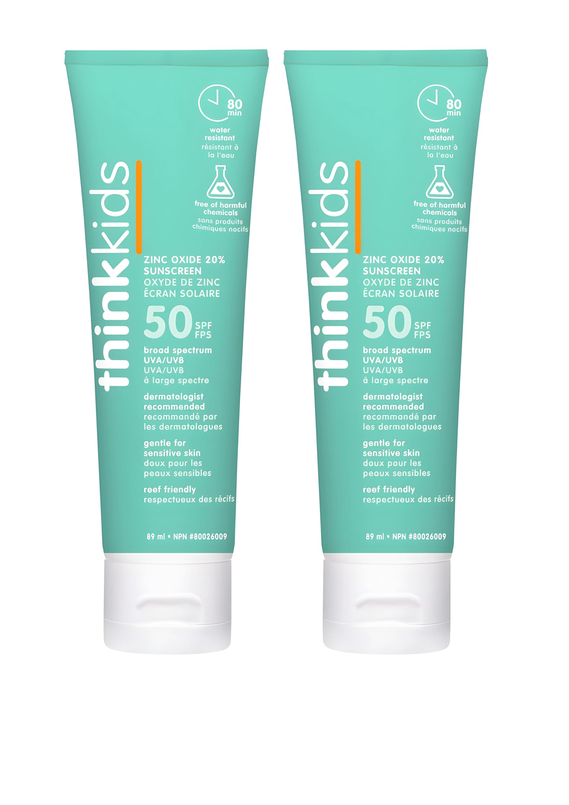 Thinksport Kids Safe Sunscreen Spf 50+ (3 Ounce) (2 Pack)