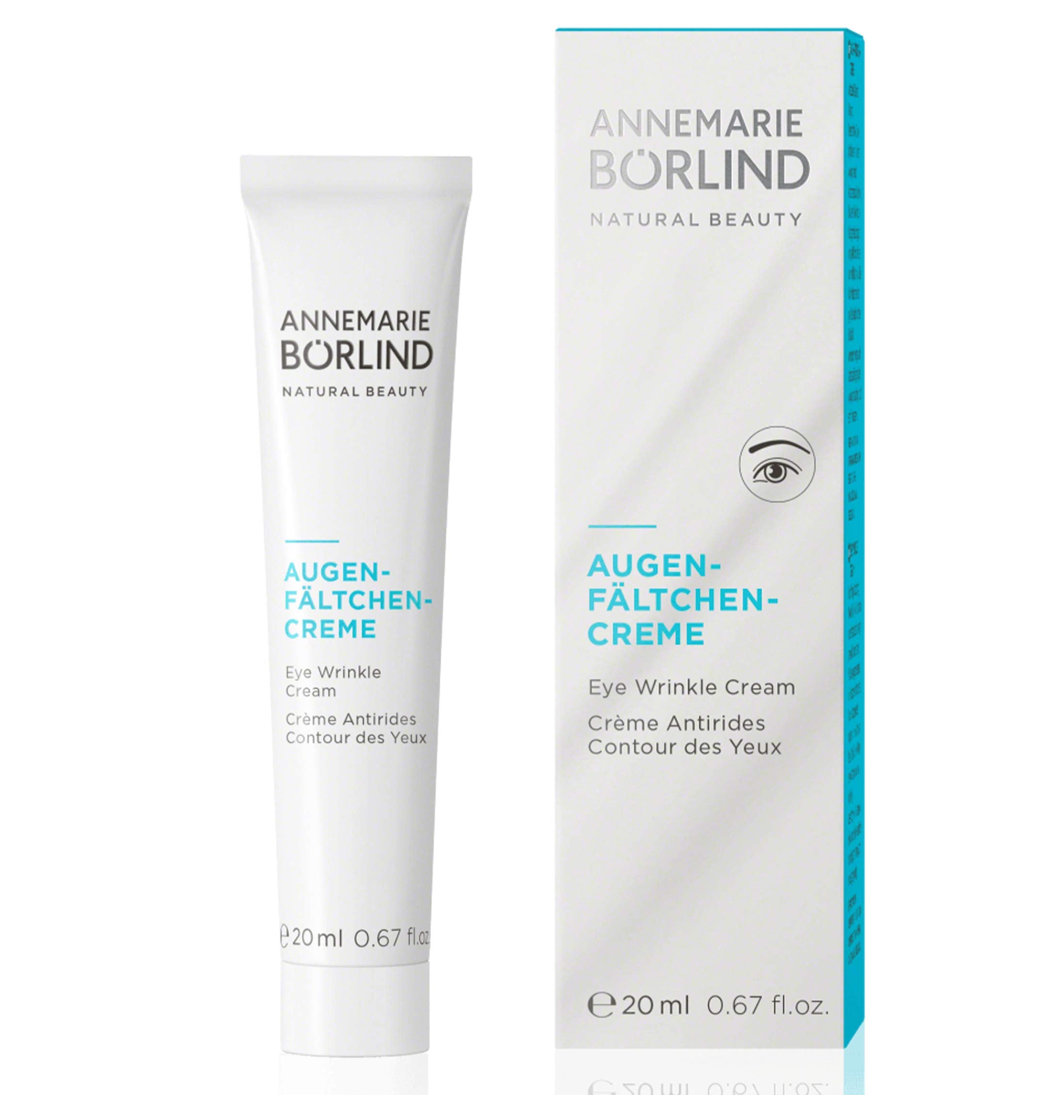 Annemarie Brlind - Eye Wrinkle Cream - Natural Vitamin C + E Anti Aging Eye Cream For Smoothed, Brighter, And Plump Skin With Ne