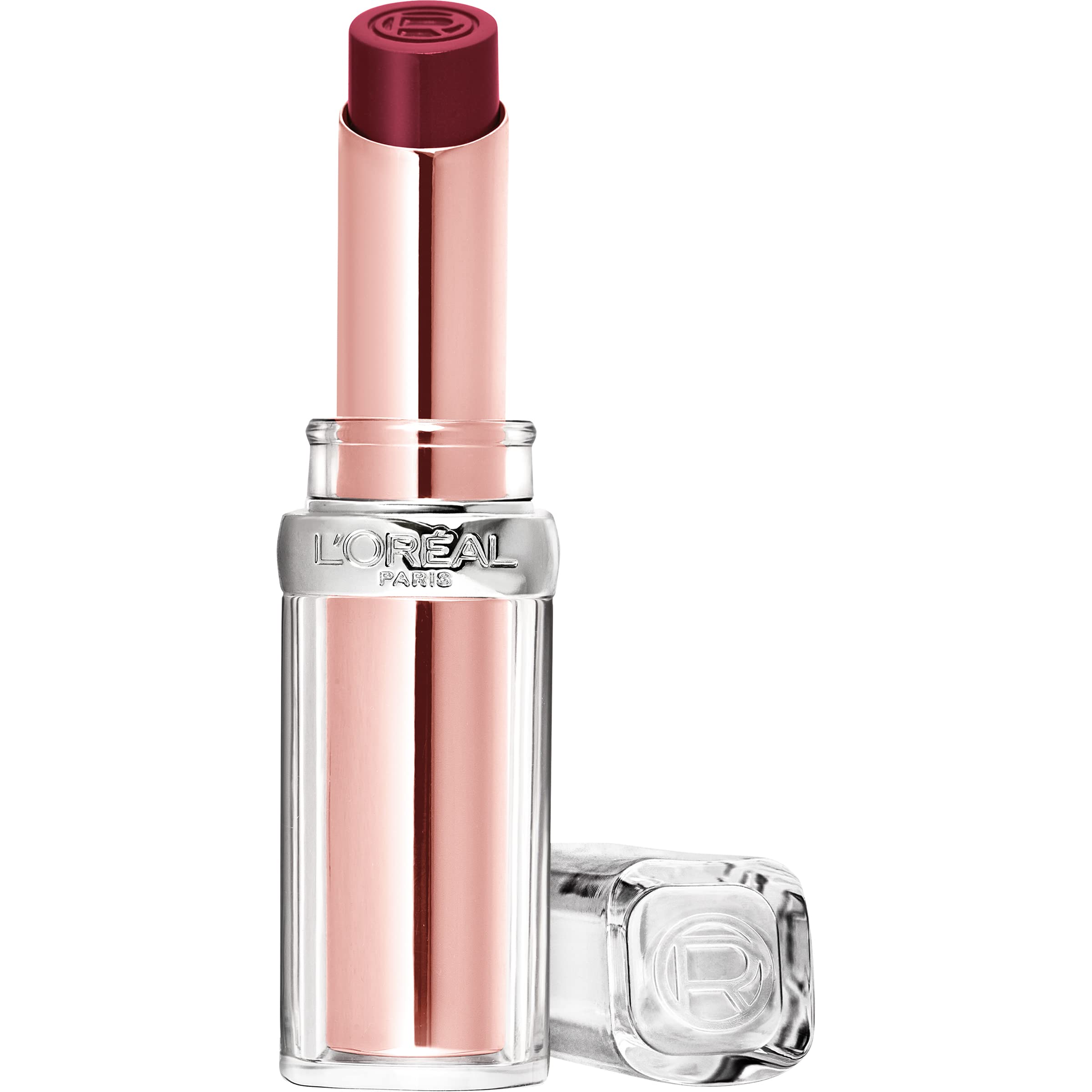 LOreal Paris Glow Paradise Hydrating Balm-in-Lipstick with Pomegranate Extract, Ecstatic Mulberry, 0.1 Oz