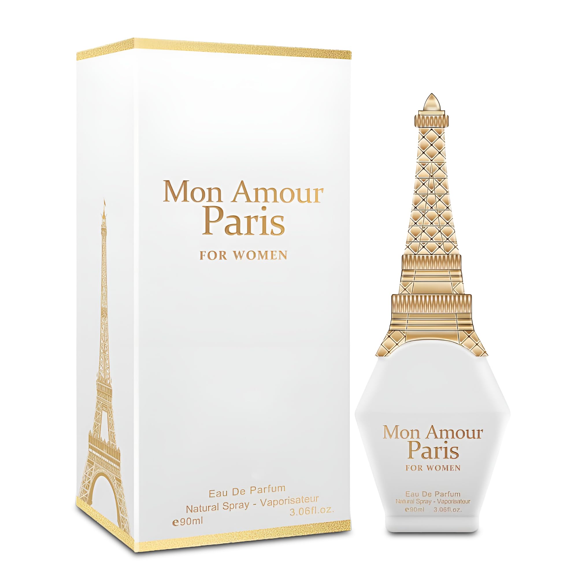 A CENTER Mom Amour Paris Perfume for Women Long Lasting Fragrance Eau de Parfum Floral & Sweet Women's Perfume Daily Used 3.4 Fl