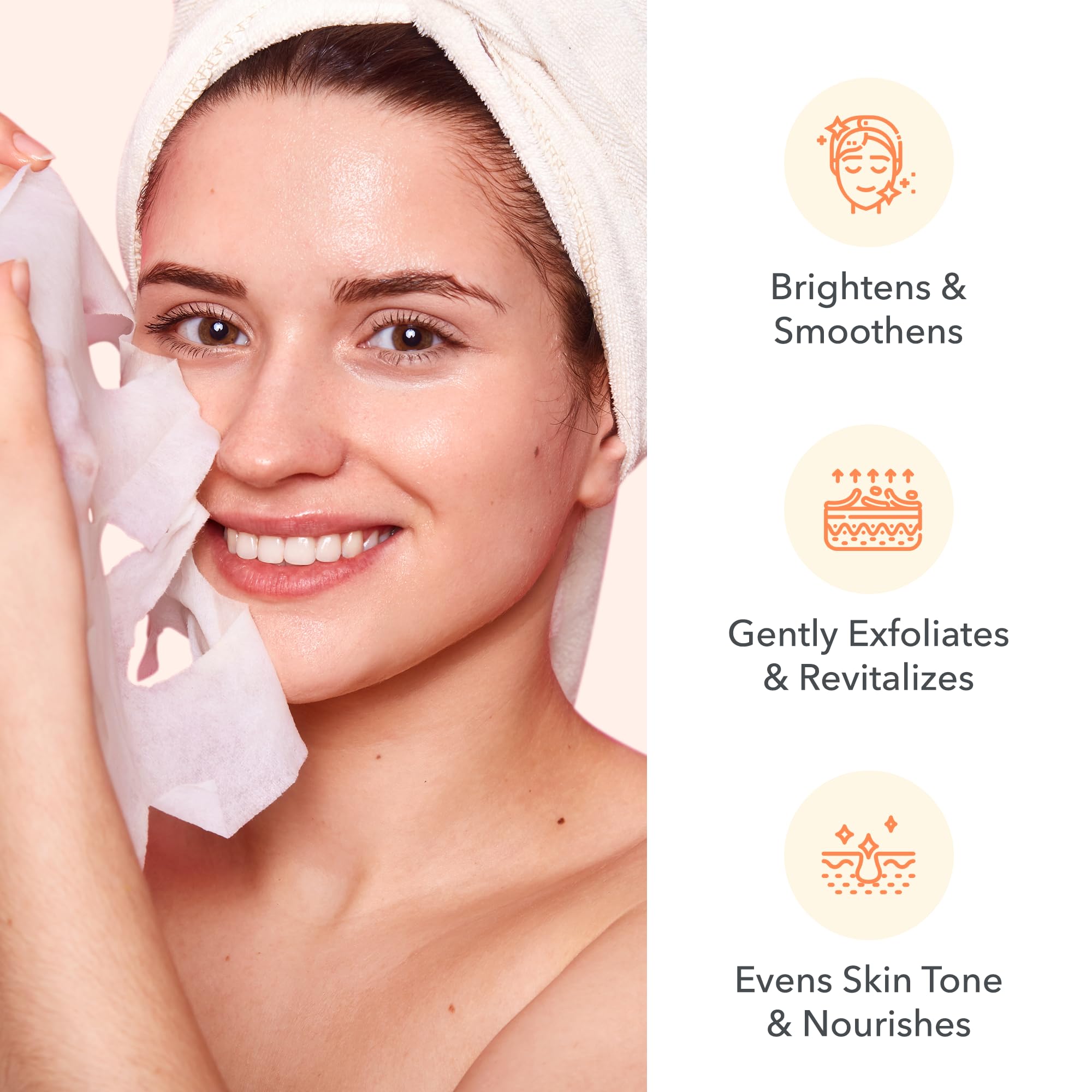 Patchology Exfoliating Face Mask - Exfoliate Mate Sheet Mask with Papaya and Pineapple gently unclogs pores and brightens skin,